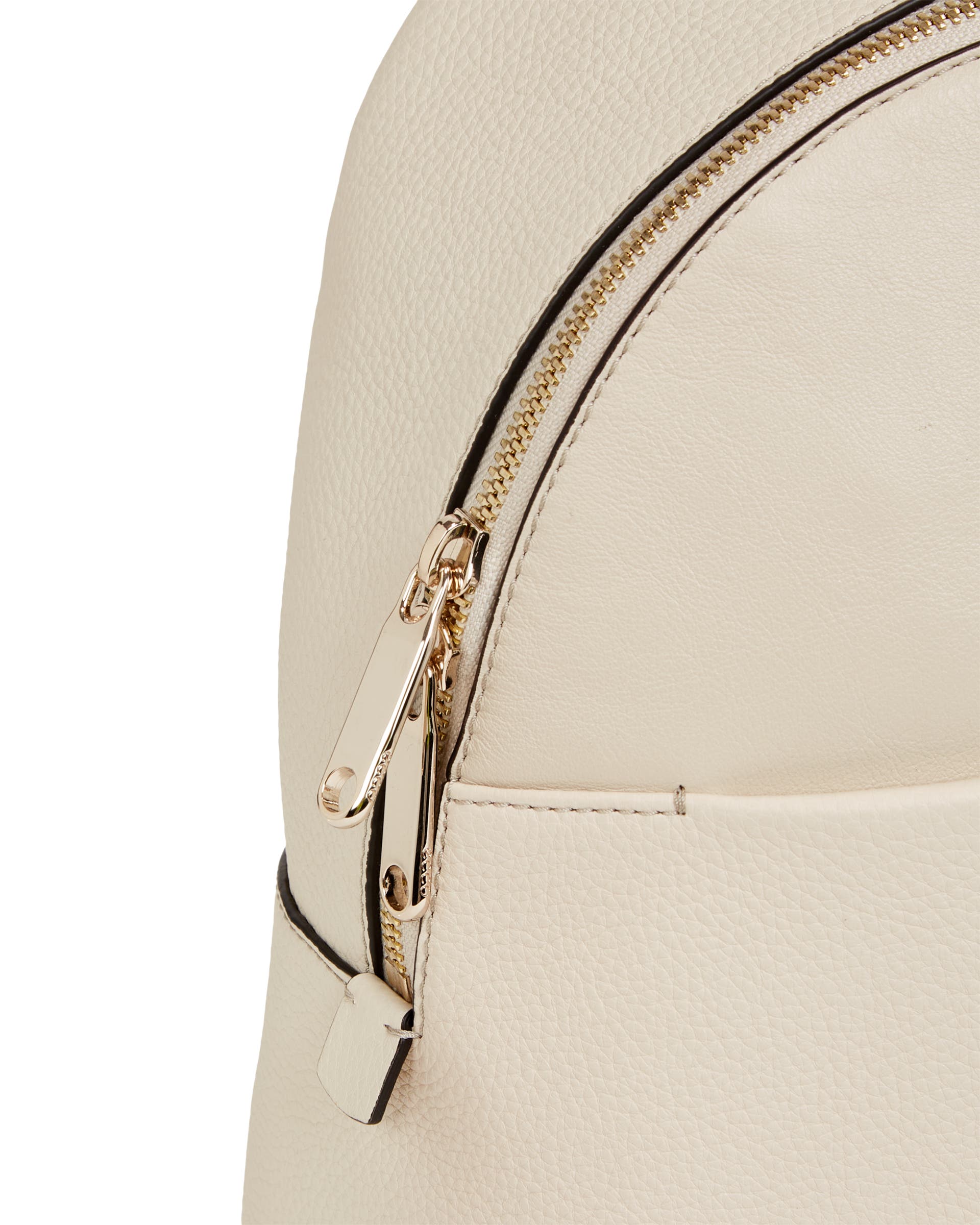 ECCO Round Pack Small レザーバックパック S | ベージュ