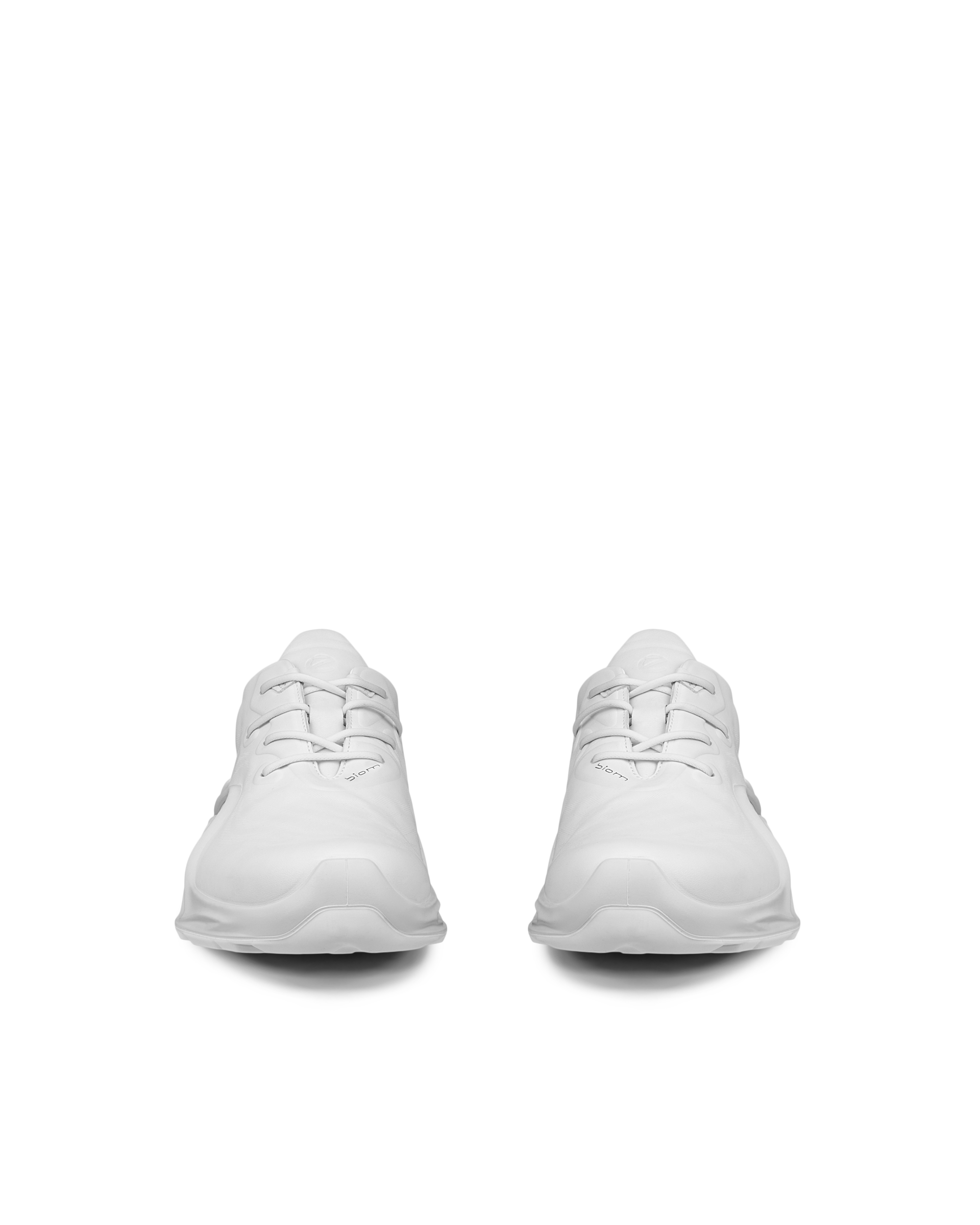 ECCO® Biom Infinite Herren Sneaker aus Leder & Textil - Weiß - Front pair