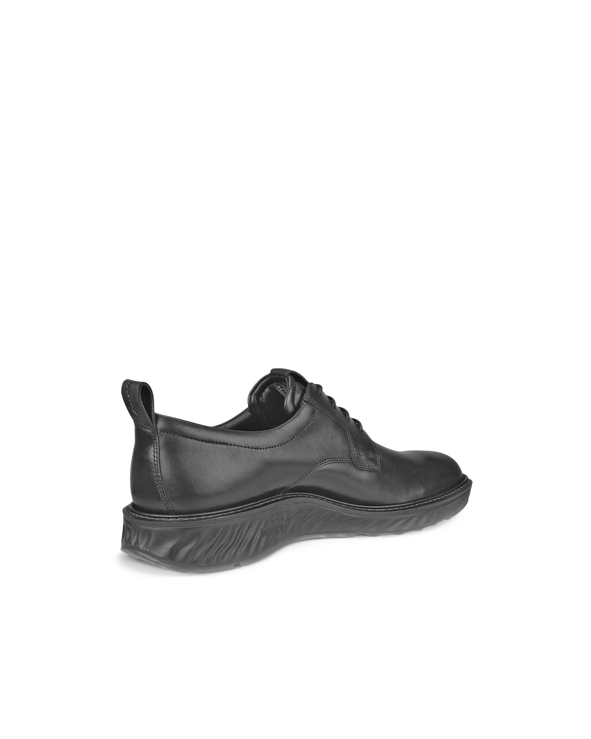 ECCO Men ST. 1 Hybrid Waterproof Derby - Black - Back