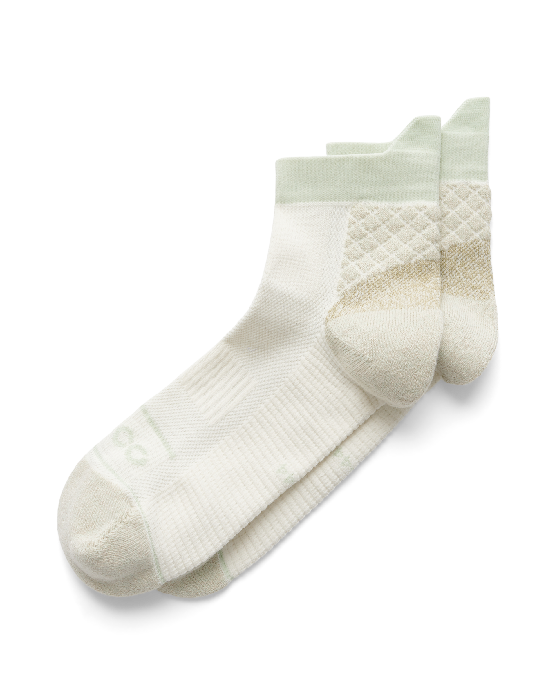 ECCO Biom ユニセックス ファンクショナルミッドカットソックス | ホワイト
