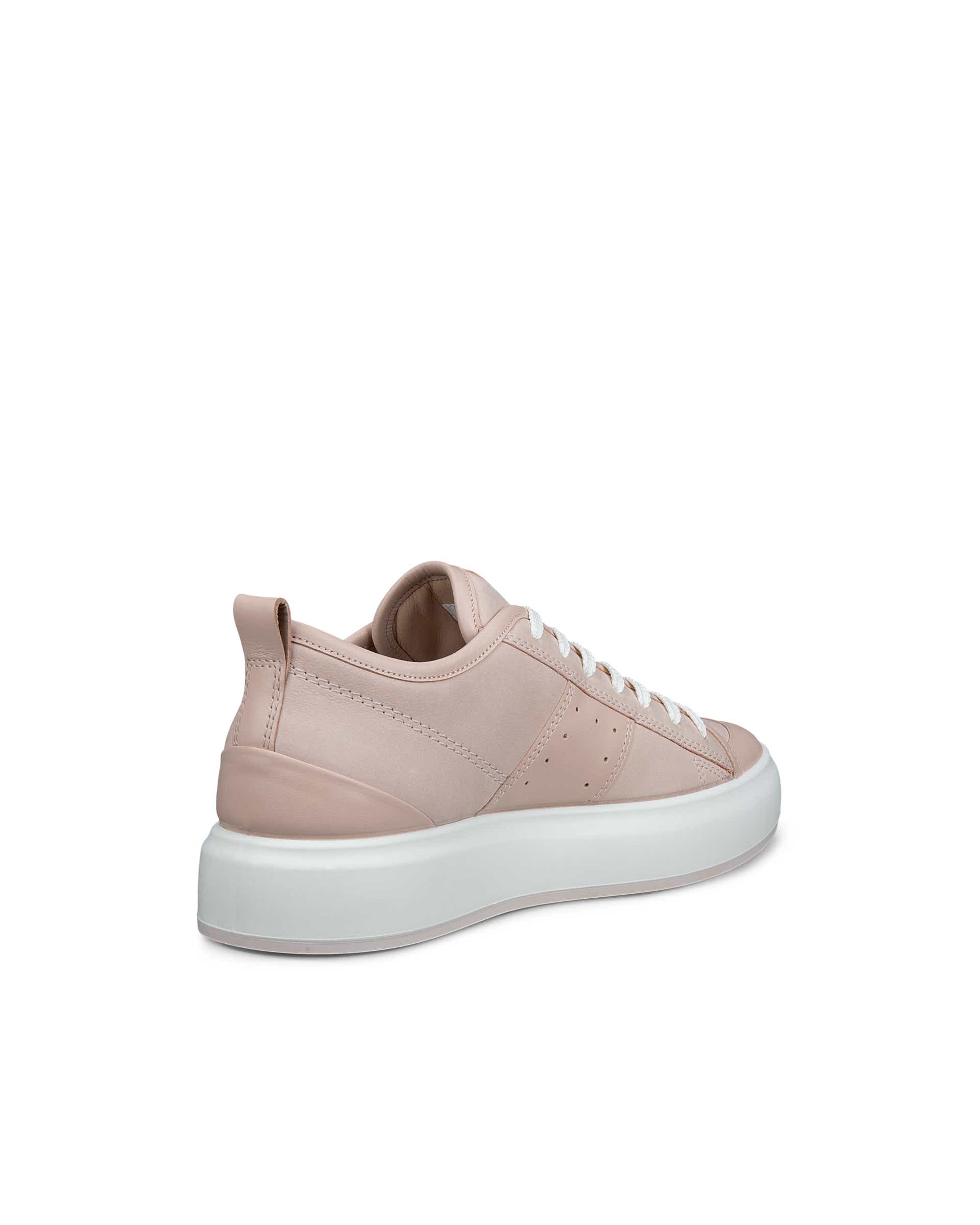 ECCO® Street Ace baskets en cuir pour femme - Rose - Back