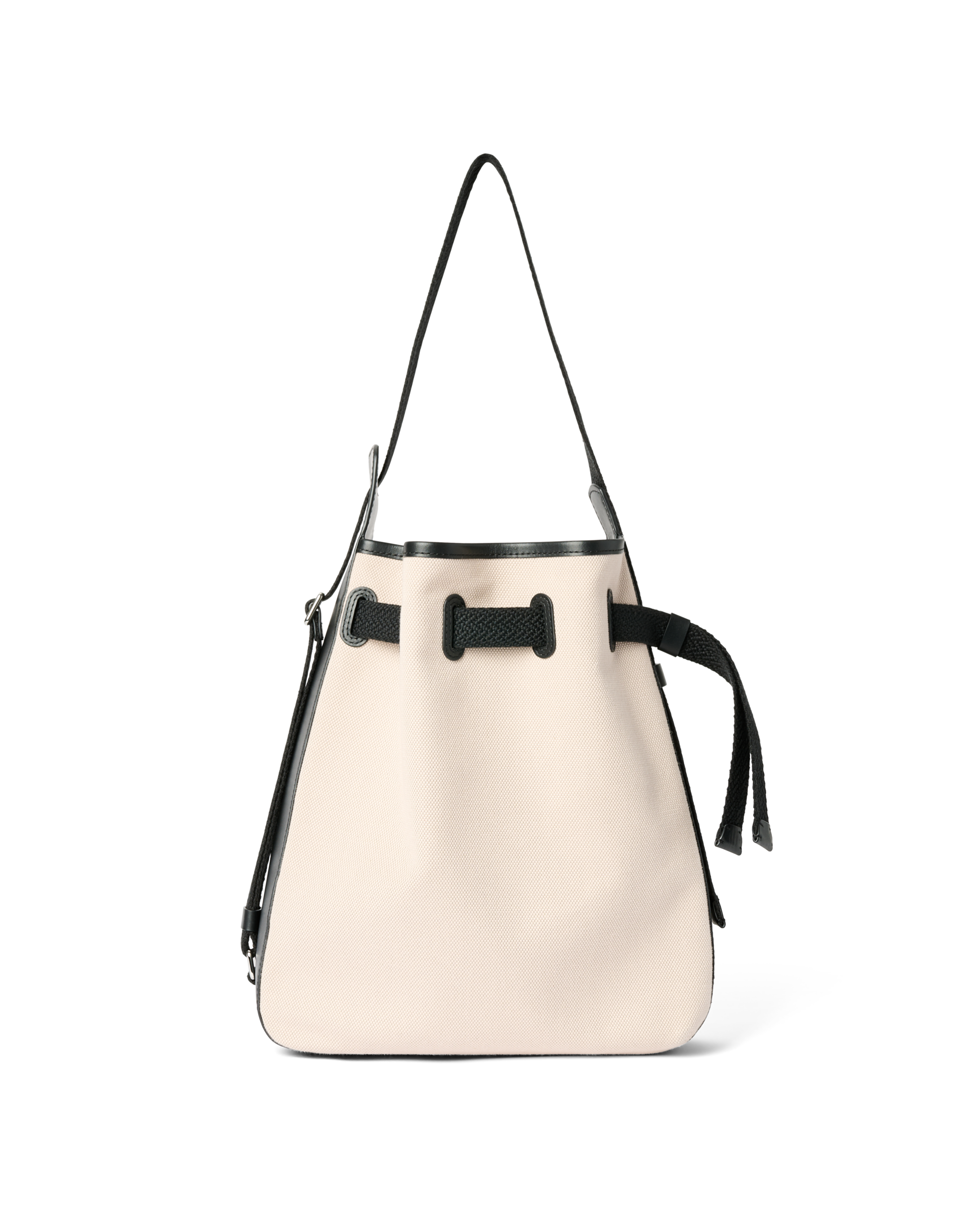 ECCO Sail Bag M - Leather Hobo Bag - Beige