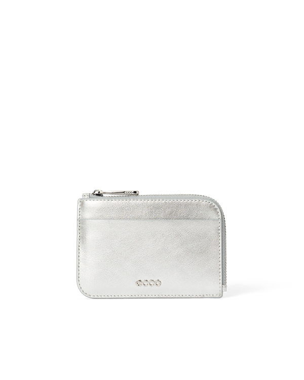 ECCO Card Case Zipped — Silver