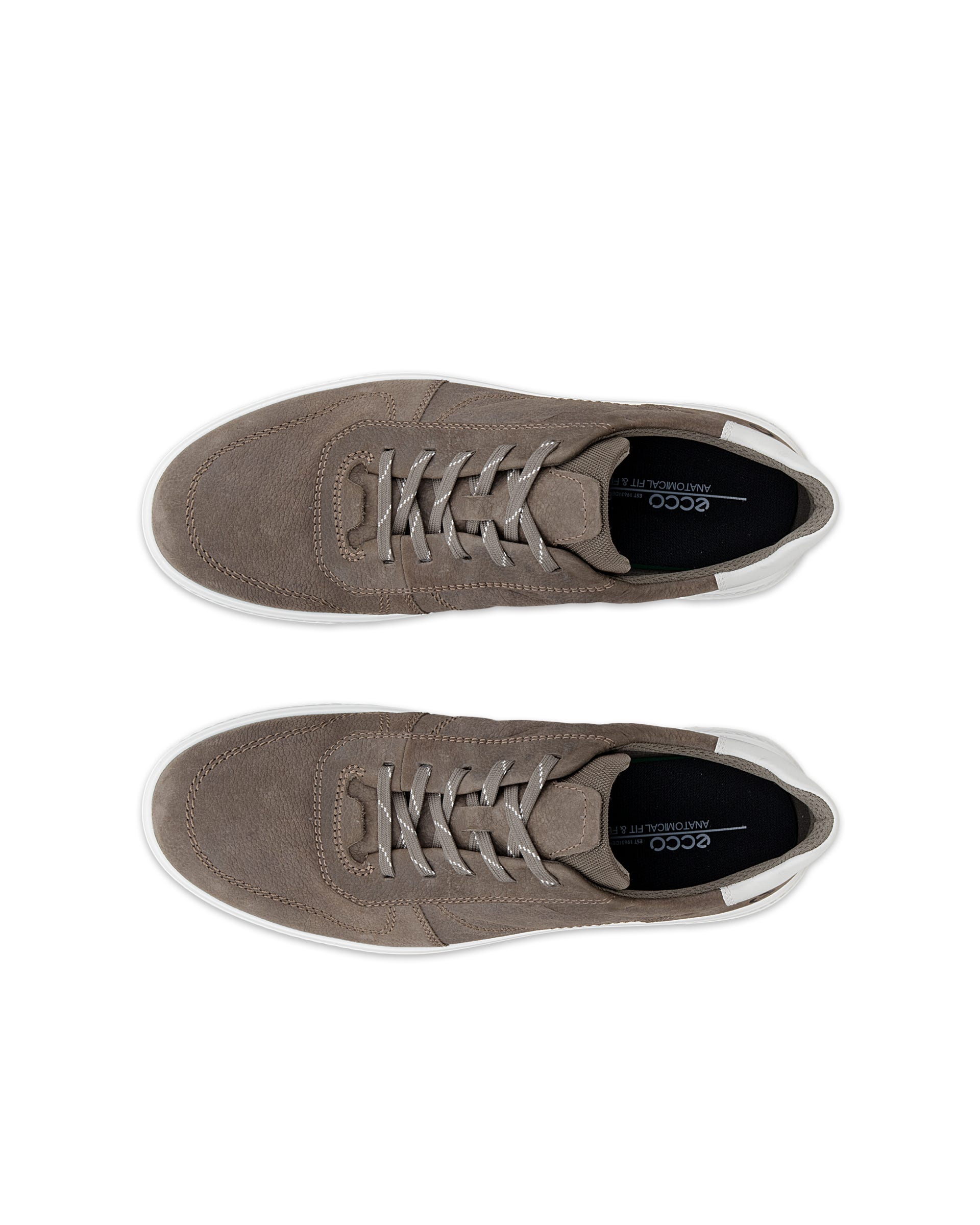 Sapatos nobuck homem ECCO® MOVE - Castanho - Top left pair