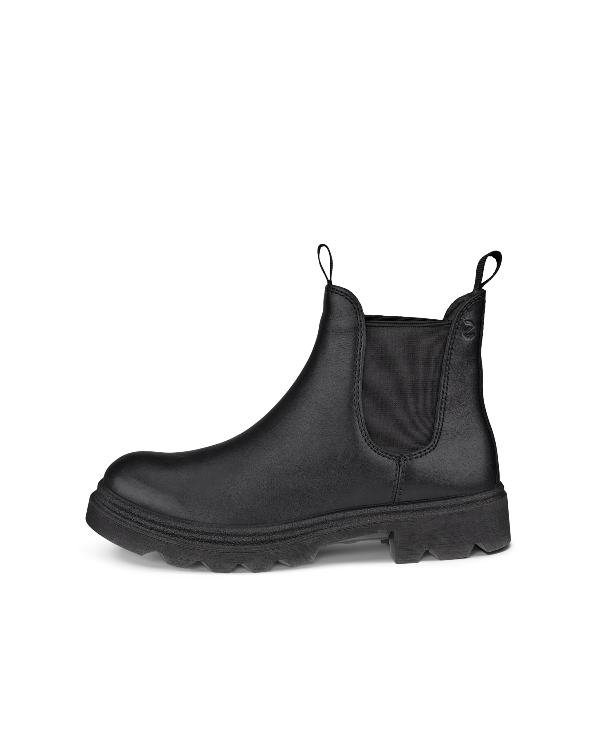 Women's ECCO® Grainer Leather Chelsea Boot - Black - Outside