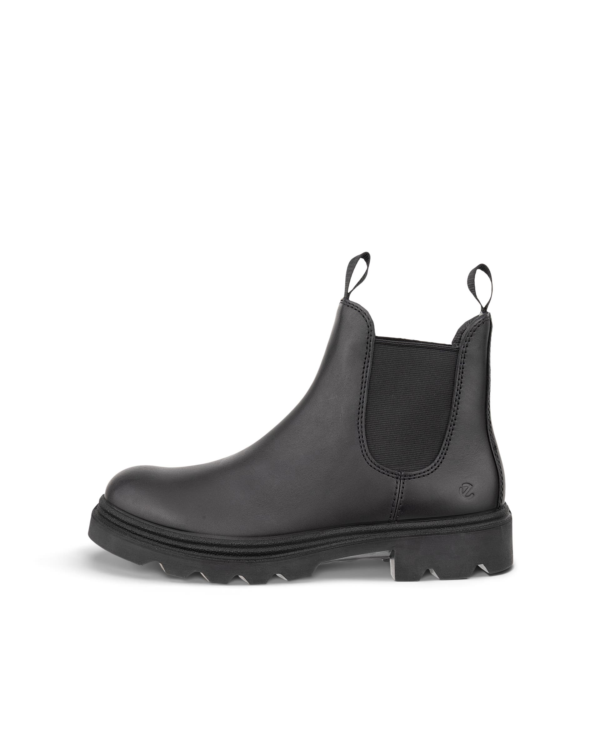 ECCO® Grainer Chelseaboots mocka dam - Svart - Outside