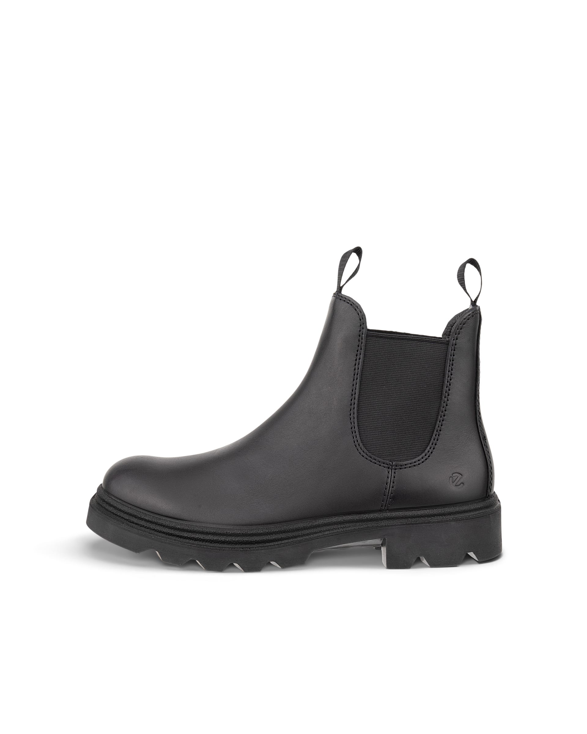 ECCO® Grainer odiniai „Chelsea“ stiliaus batai moterims - Juoda - Outside