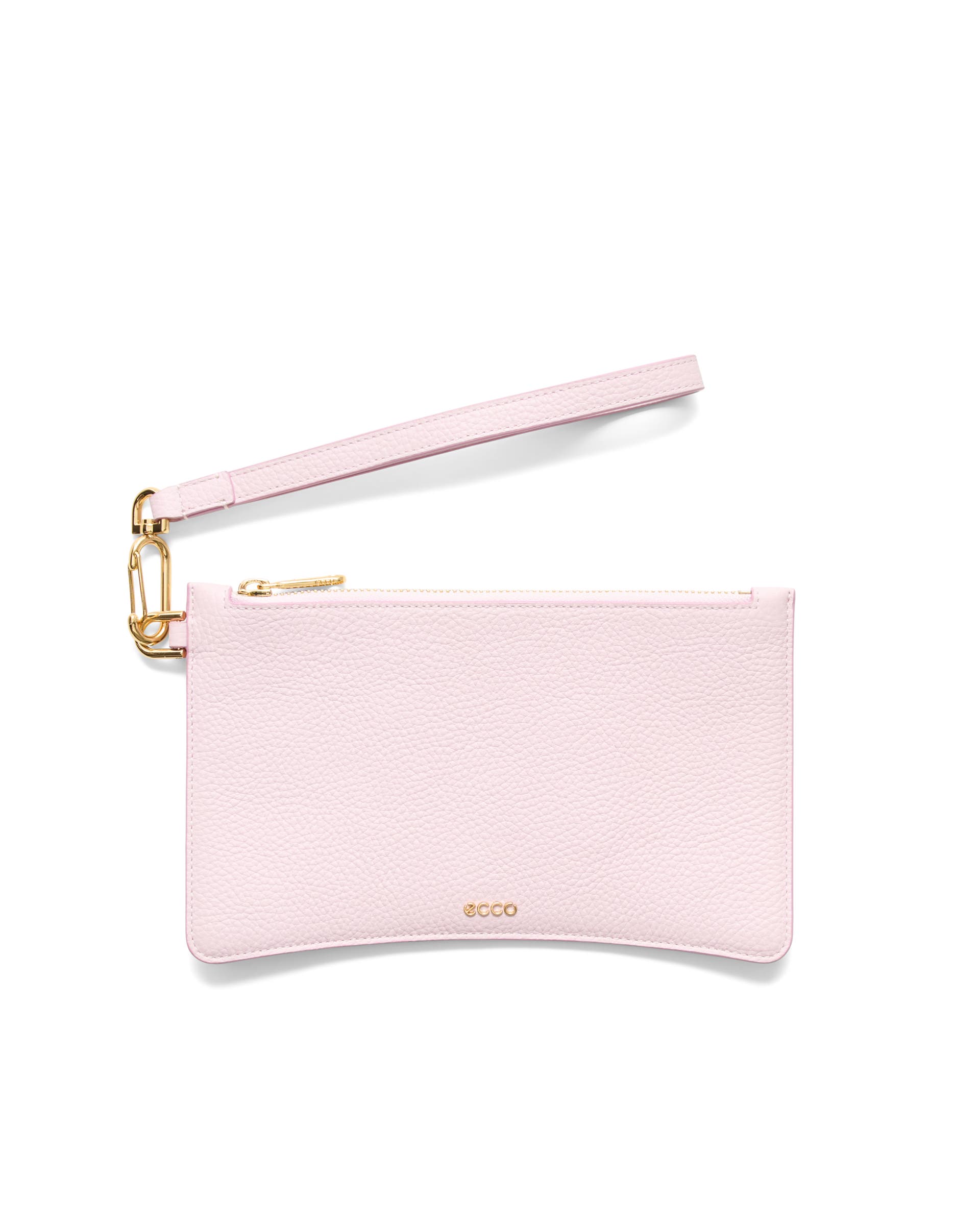 ECCO® Soft Pebbled Leather Wristlet - Pink - Main