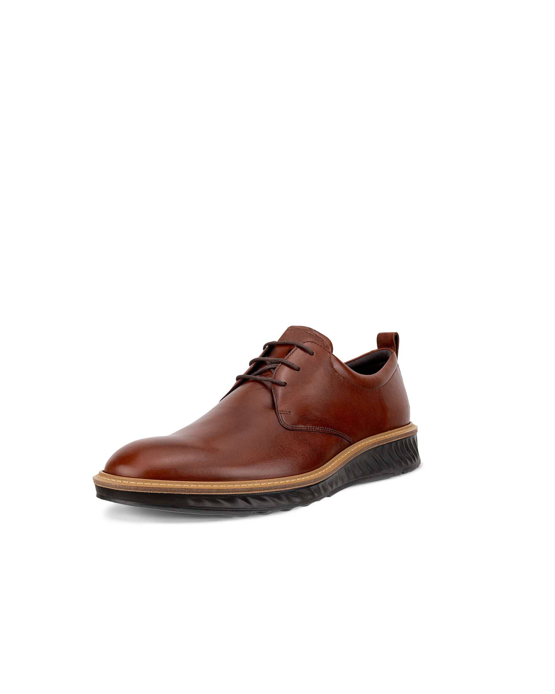 ECCO® ST.1 Hybrid férfi bőr derby cipő - Barna - Main