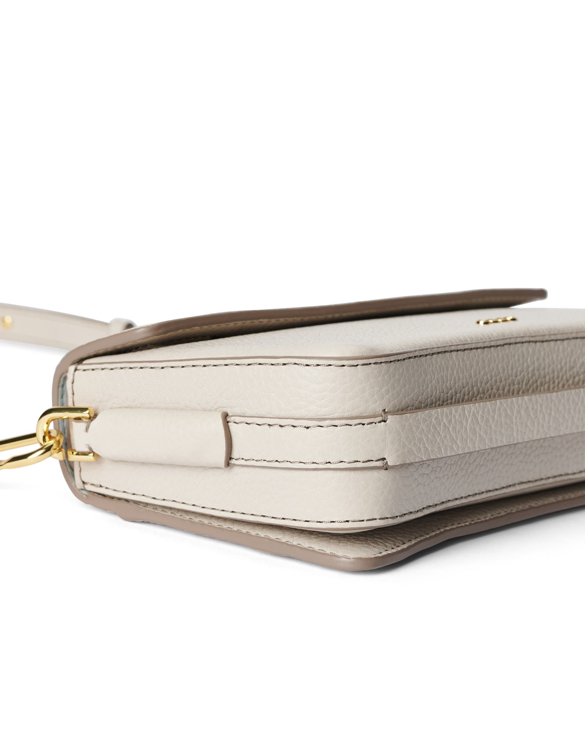 ECCO Pinch Pebbled レザークロスボディバッグ - ベージュ - Detail-2