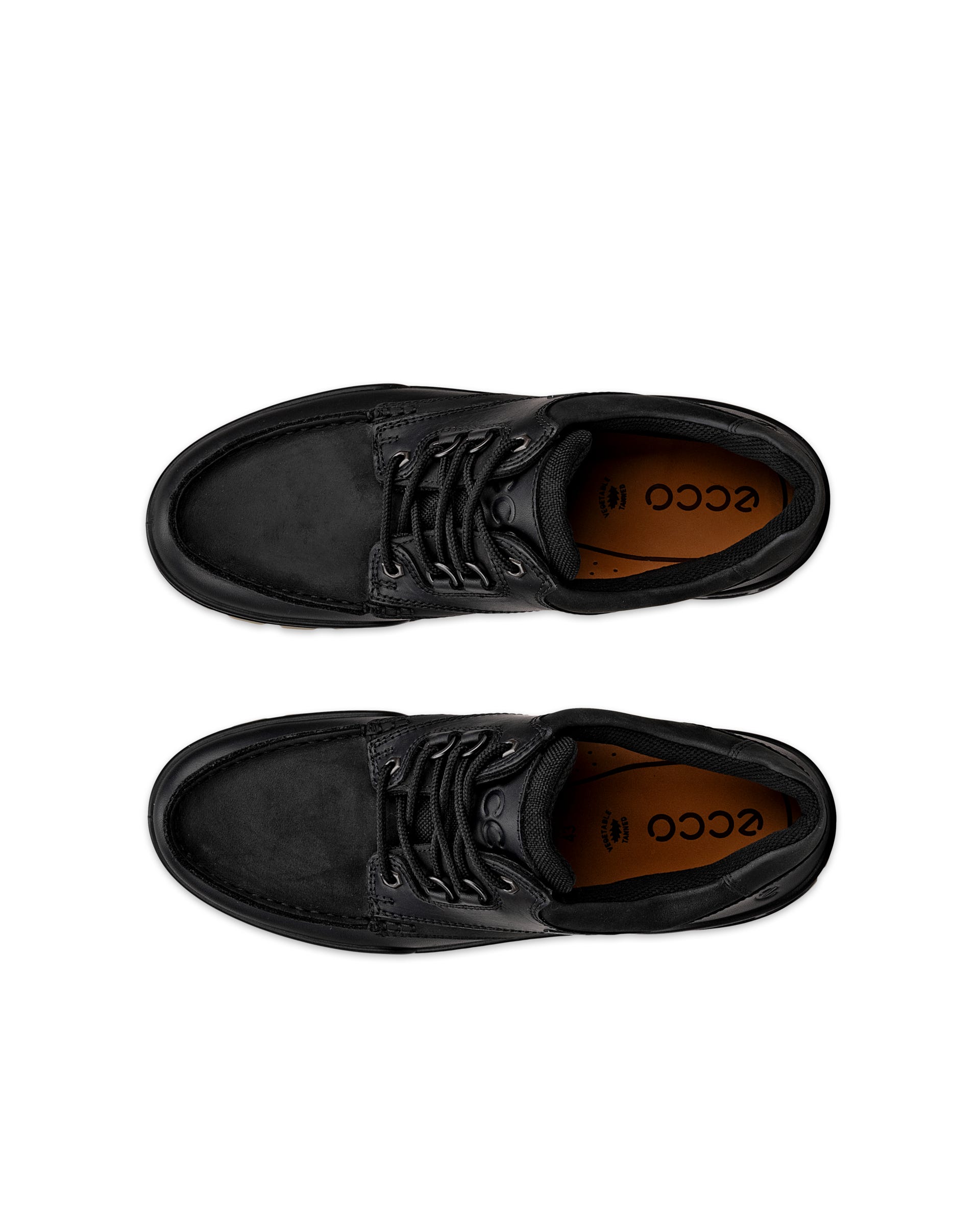 Zapatos de montaña de piel Gore-Tex ECCO® Track 25 para hombre - Negro - Top left pair