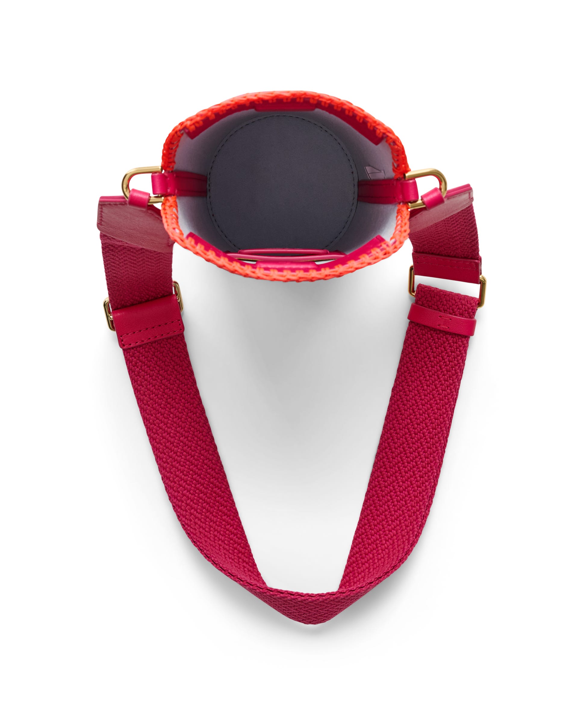 ECCO® Pot Umhängetasche aus Leder - Rosa - Birdeye