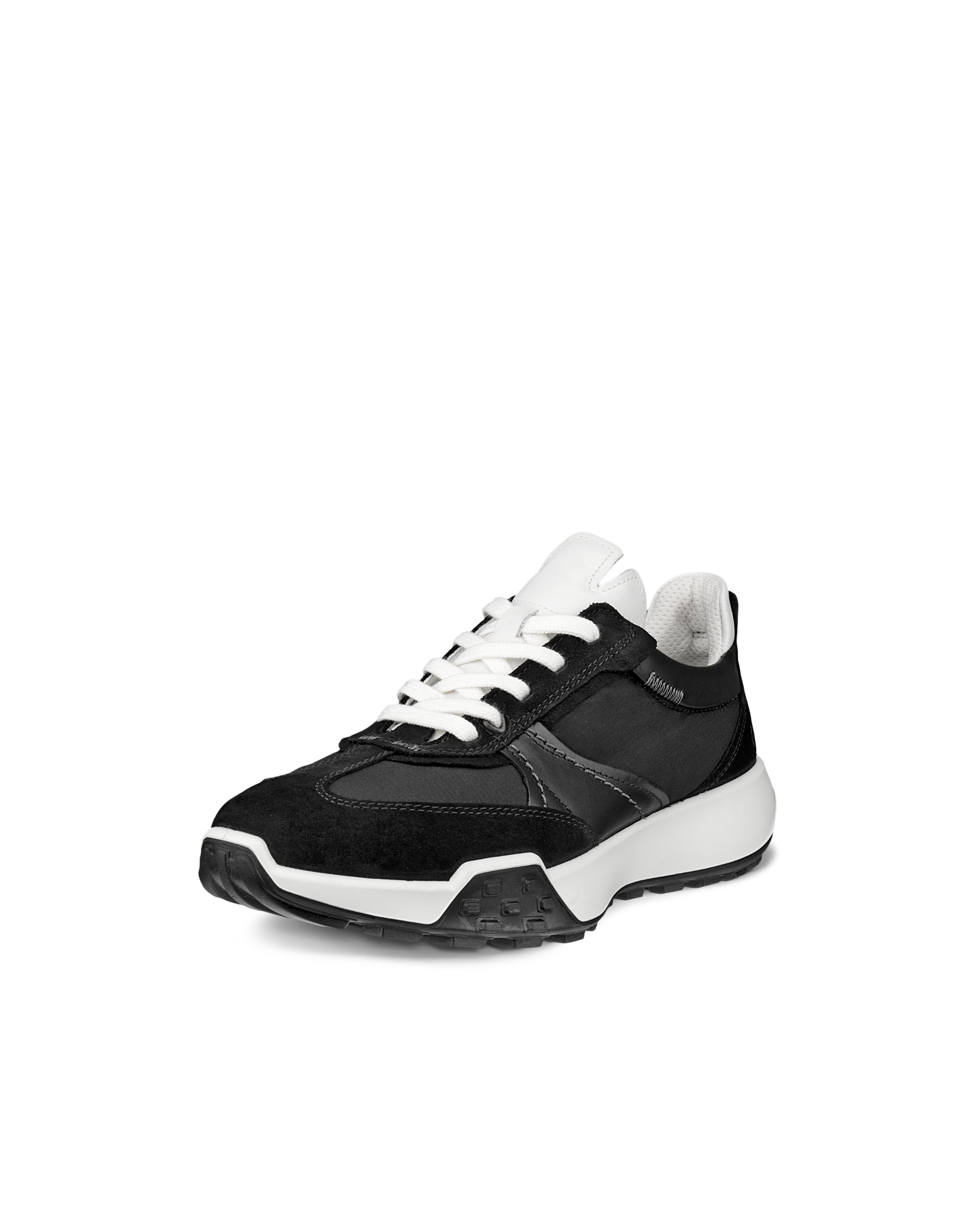 ECCO® Retro Sneaker Damen Ledersneaker - Schwarz - Main