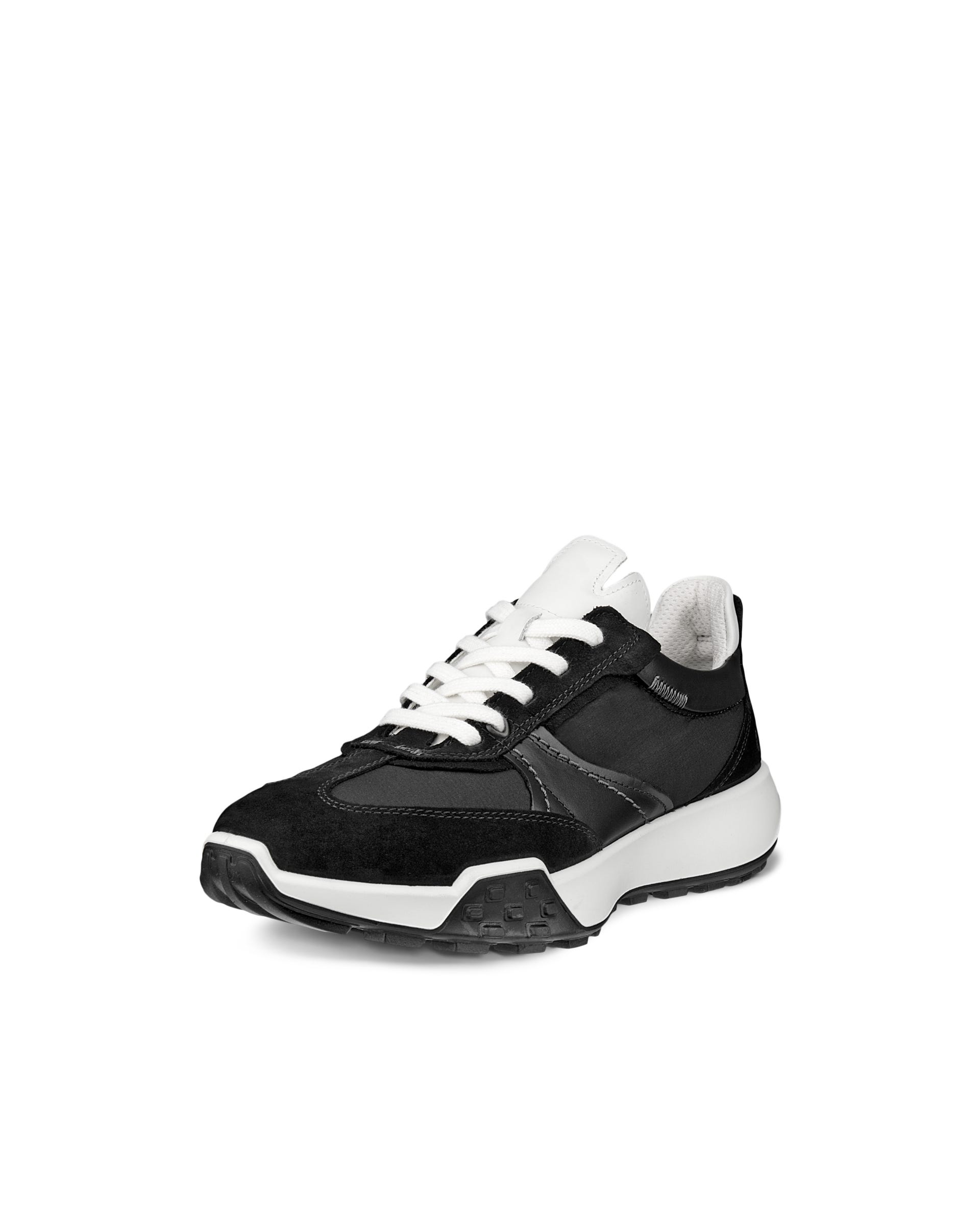 ECCO® Retro Sneaker Damen Ledersneaker - Schwarz - Main