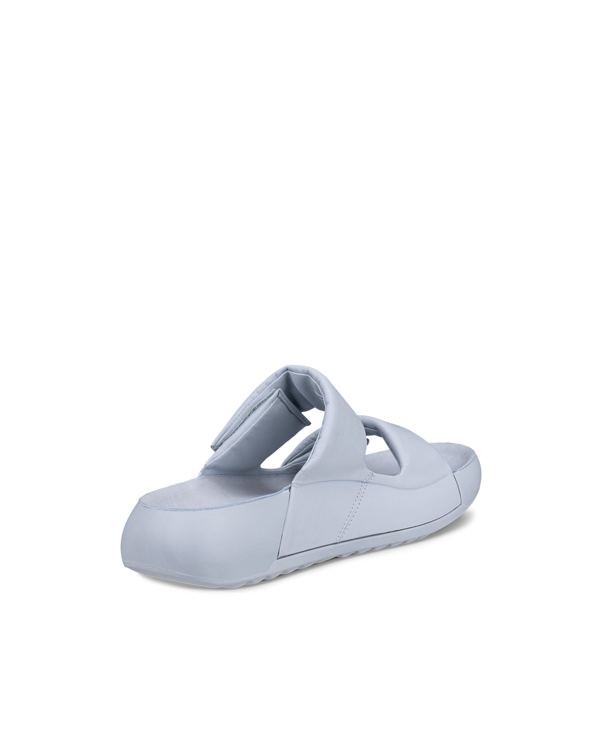 ECCO Cozmo Sandal PF ウィメンズ レザー2ストラップサンダル - ブルー - Back