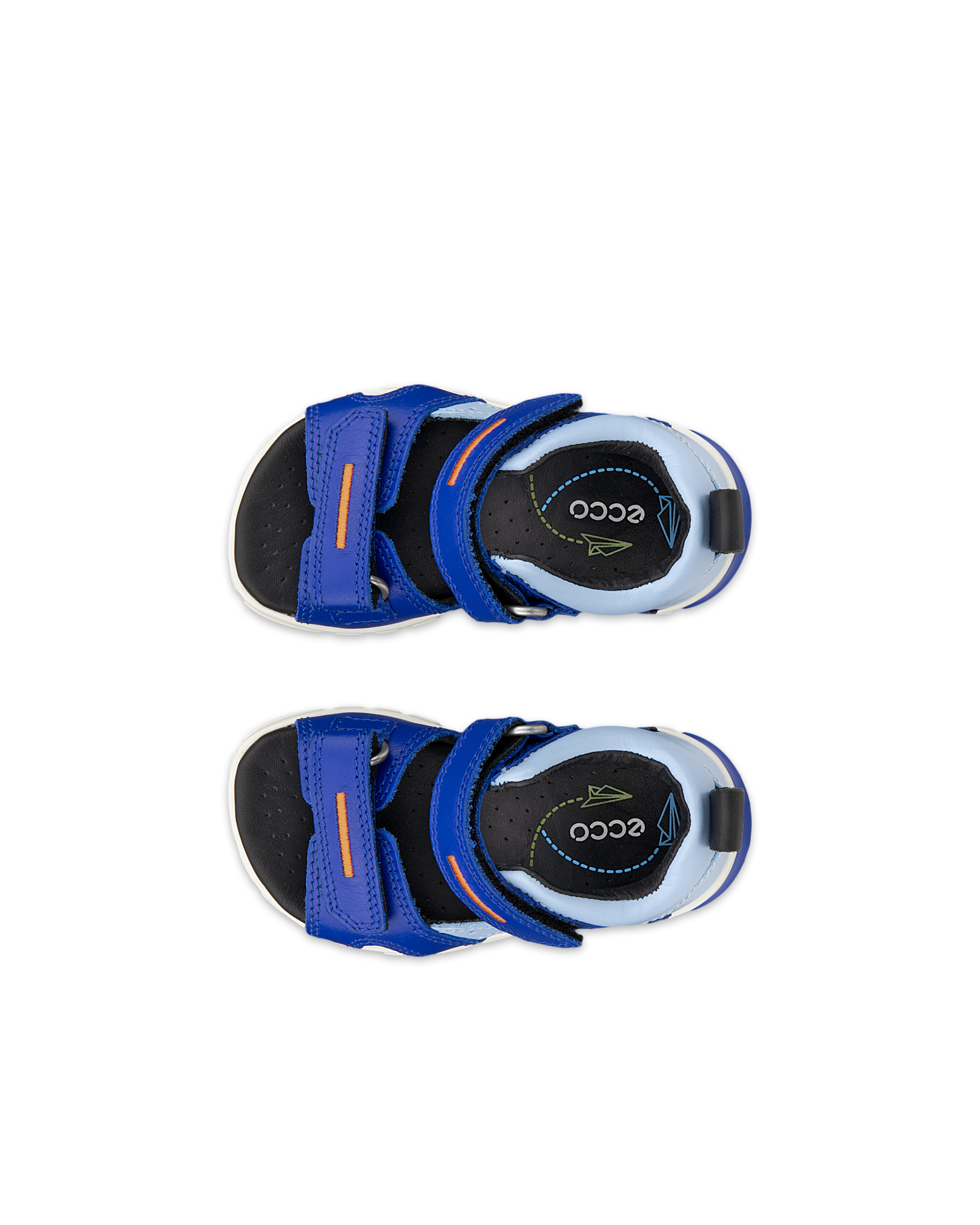 ECCO MINI STRIDE SANDAL — Blue
