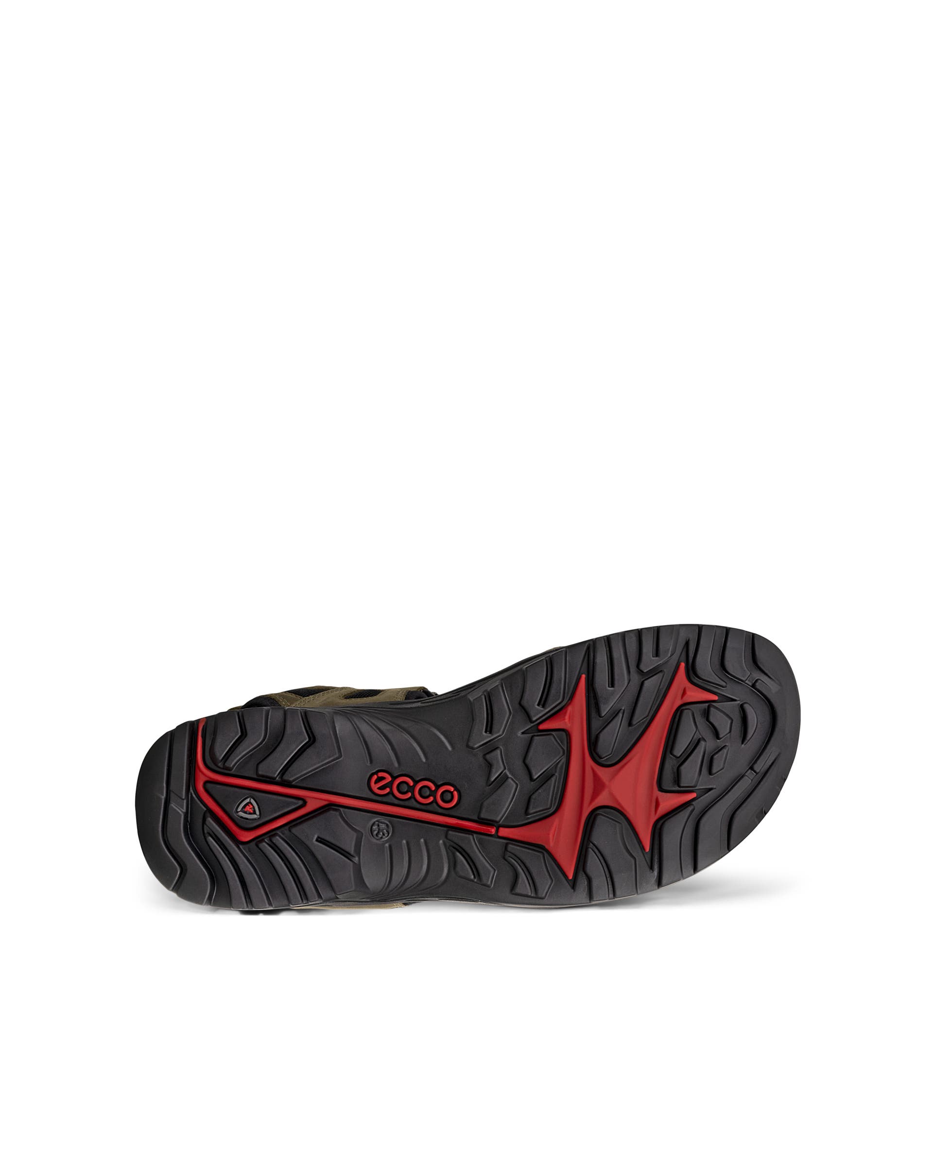 ECCO® Offroad Heren nubuck wandelsandaal - Groen - Sole