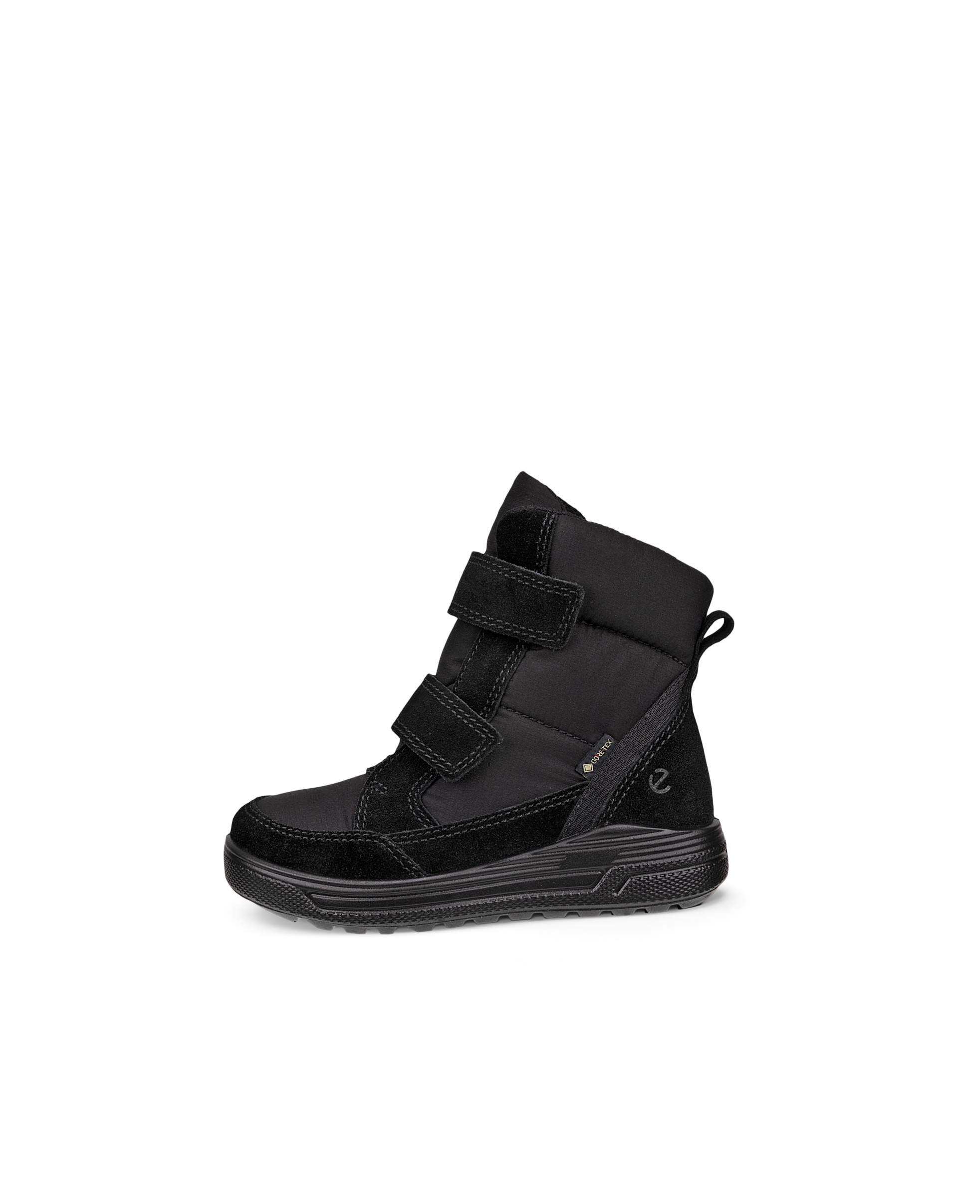 Kids' ECCO® Urban Snowboarder Suede Gore-Tex Winter Boot - Black - Outside