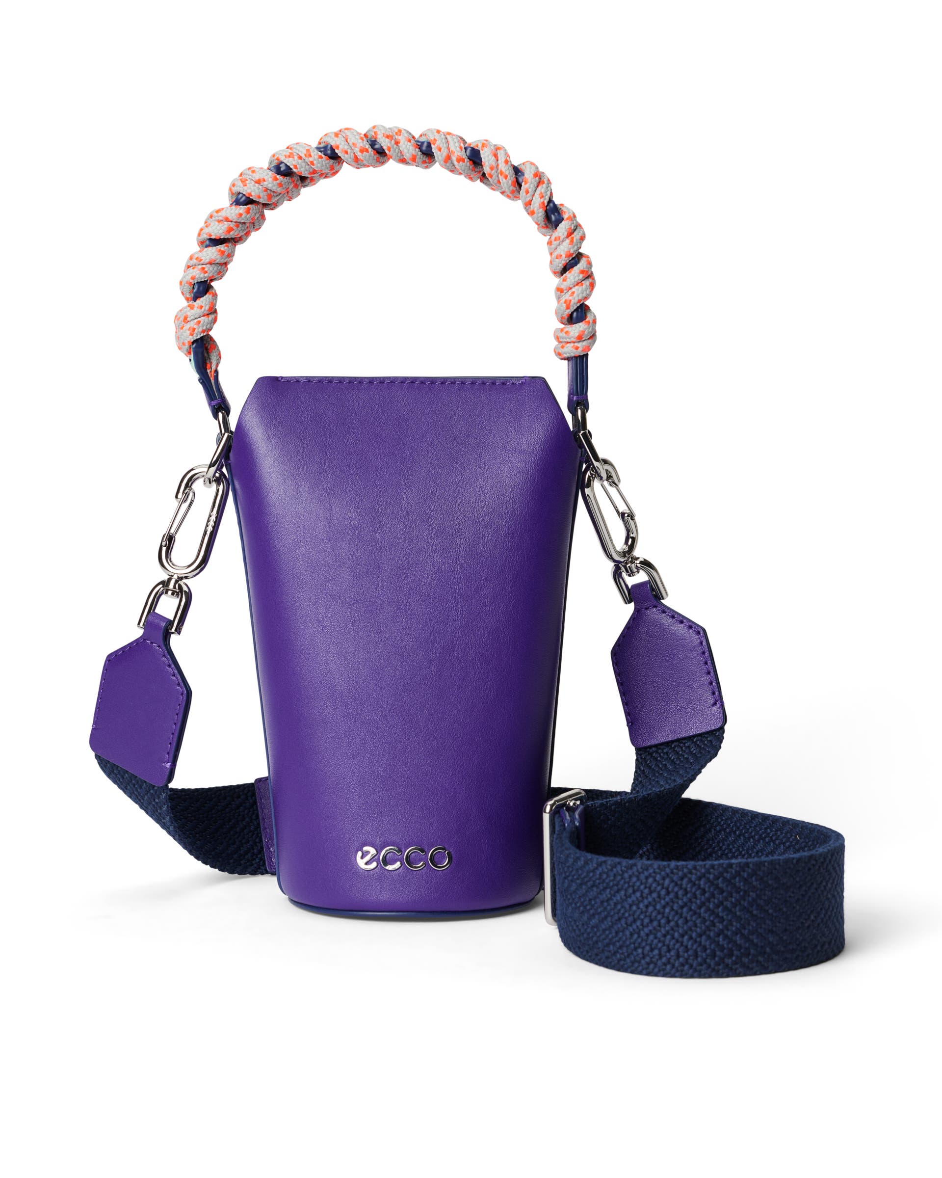 ECCO® Pot sac bandoulière cuir - Violet - Main