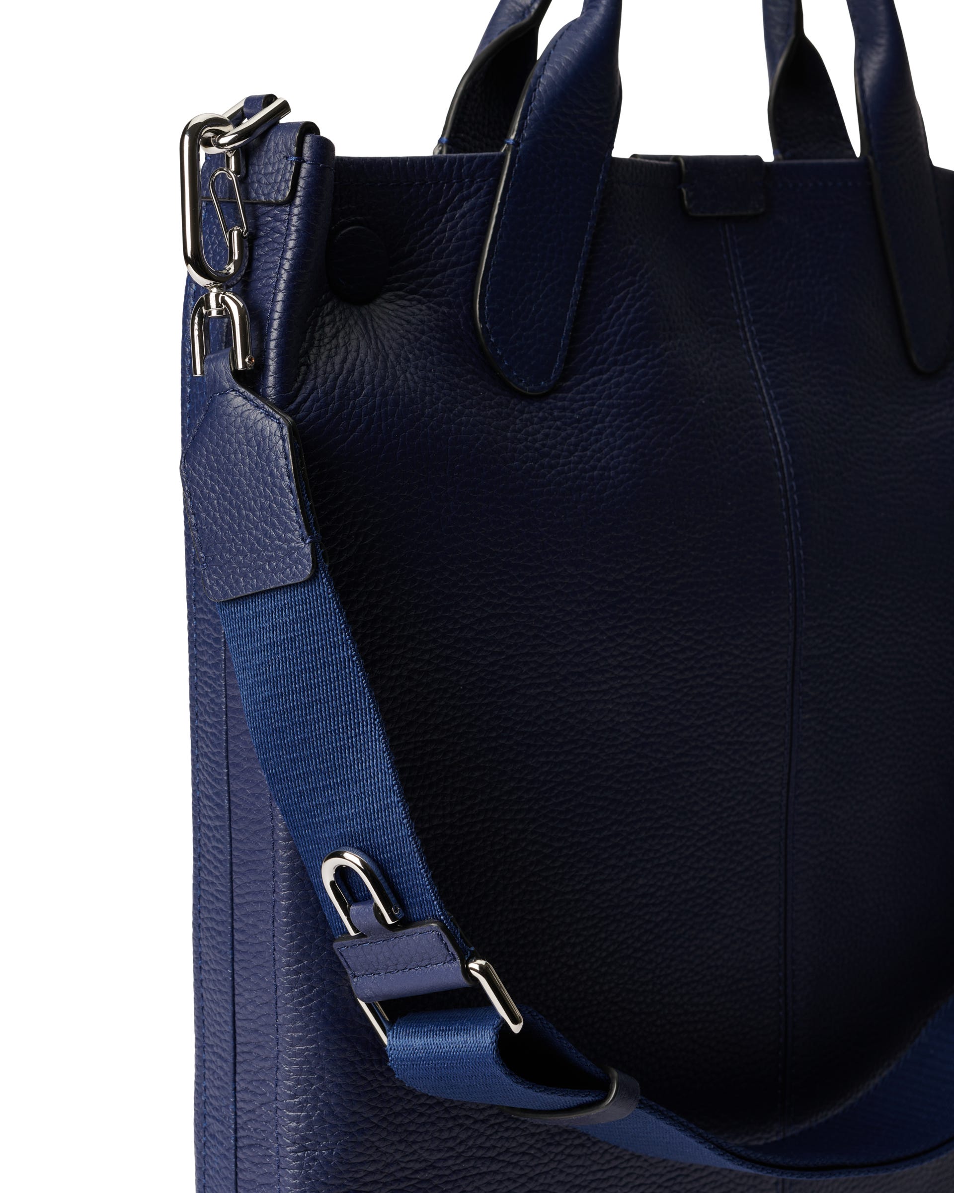 Sac fourre-tout en cuir ECCO® North-South Soft - Bleu - Detail-1