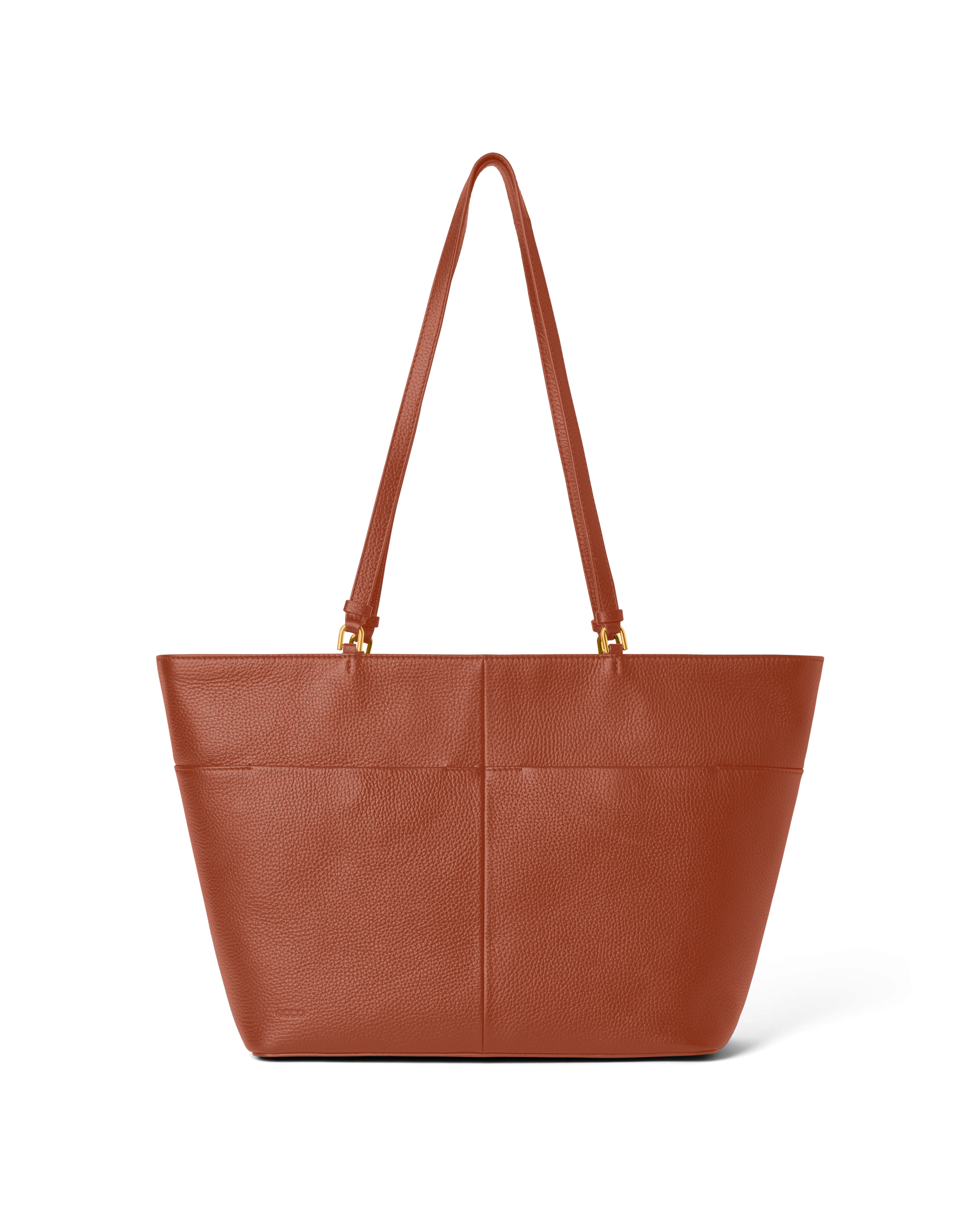 ECCO Essential Tote EW - Women's Leather Tote Bag - Brown