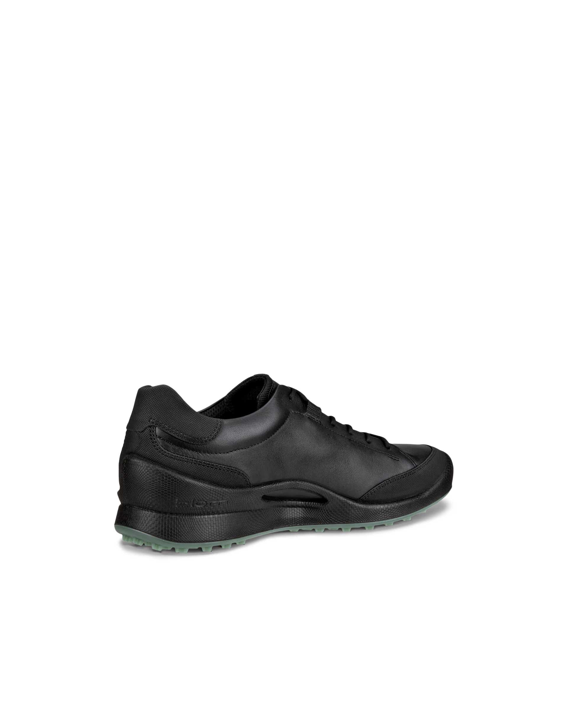 Men's ECCO® Golf Biom Hybrid Leather Golf Shoe - Black - Back