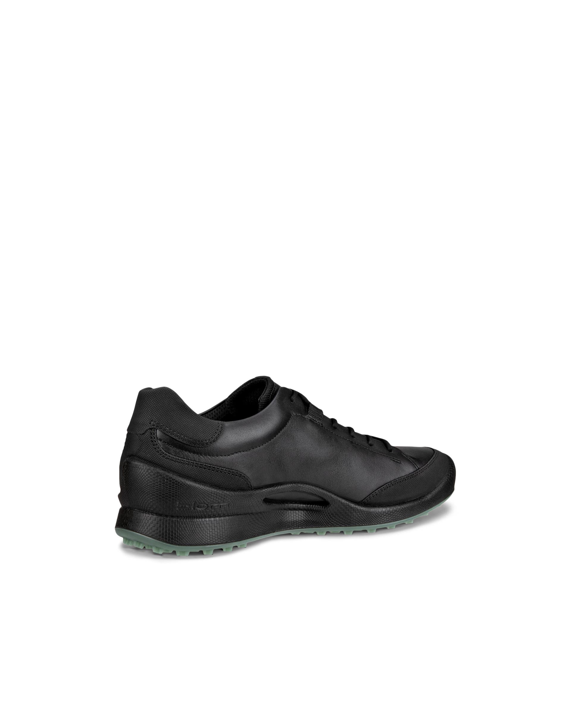 Men's ECCO® Golf Biom Hybrid Leather Golf Shoe - Black - Back