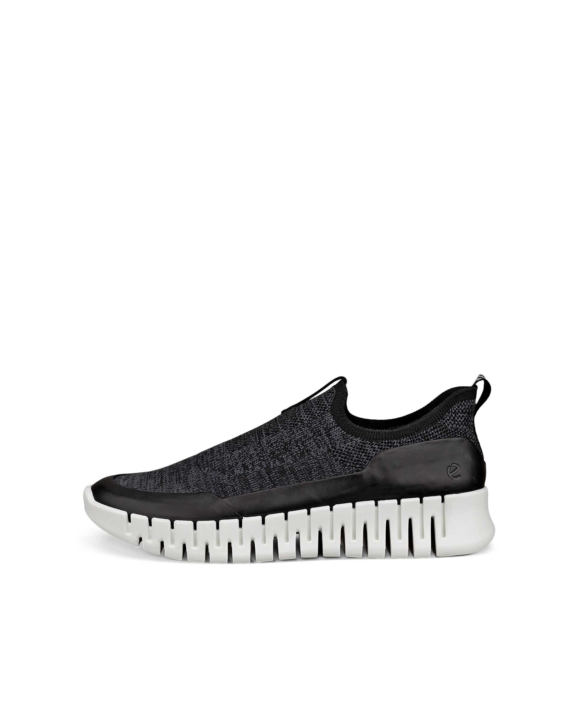 ECCO® GRUUV Damen Textilsneaker - Schwarz - Outside