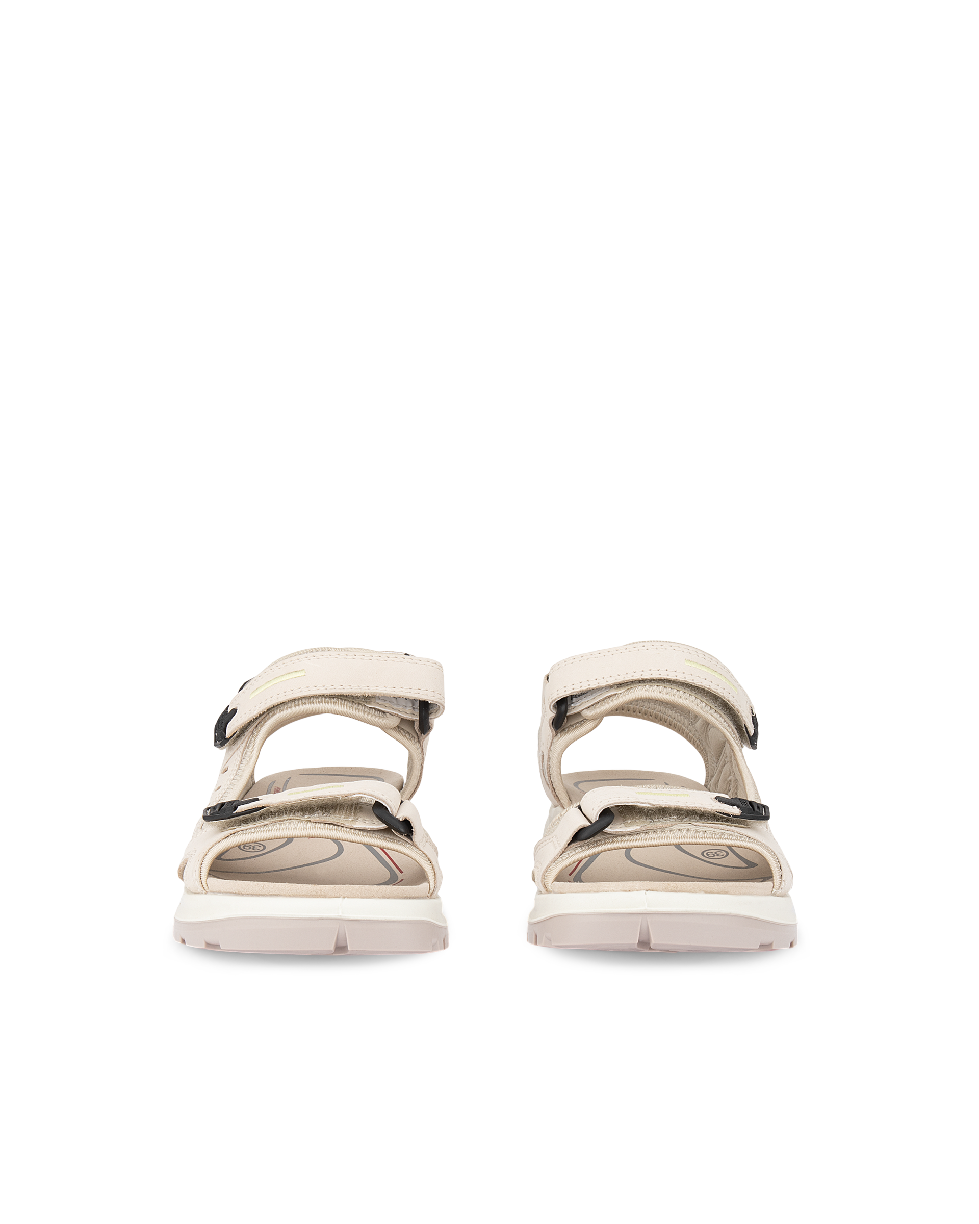 Sandalias de senderismo de nobuk ECCO® Offroad Yucatan para mujer - Beige - Front pair