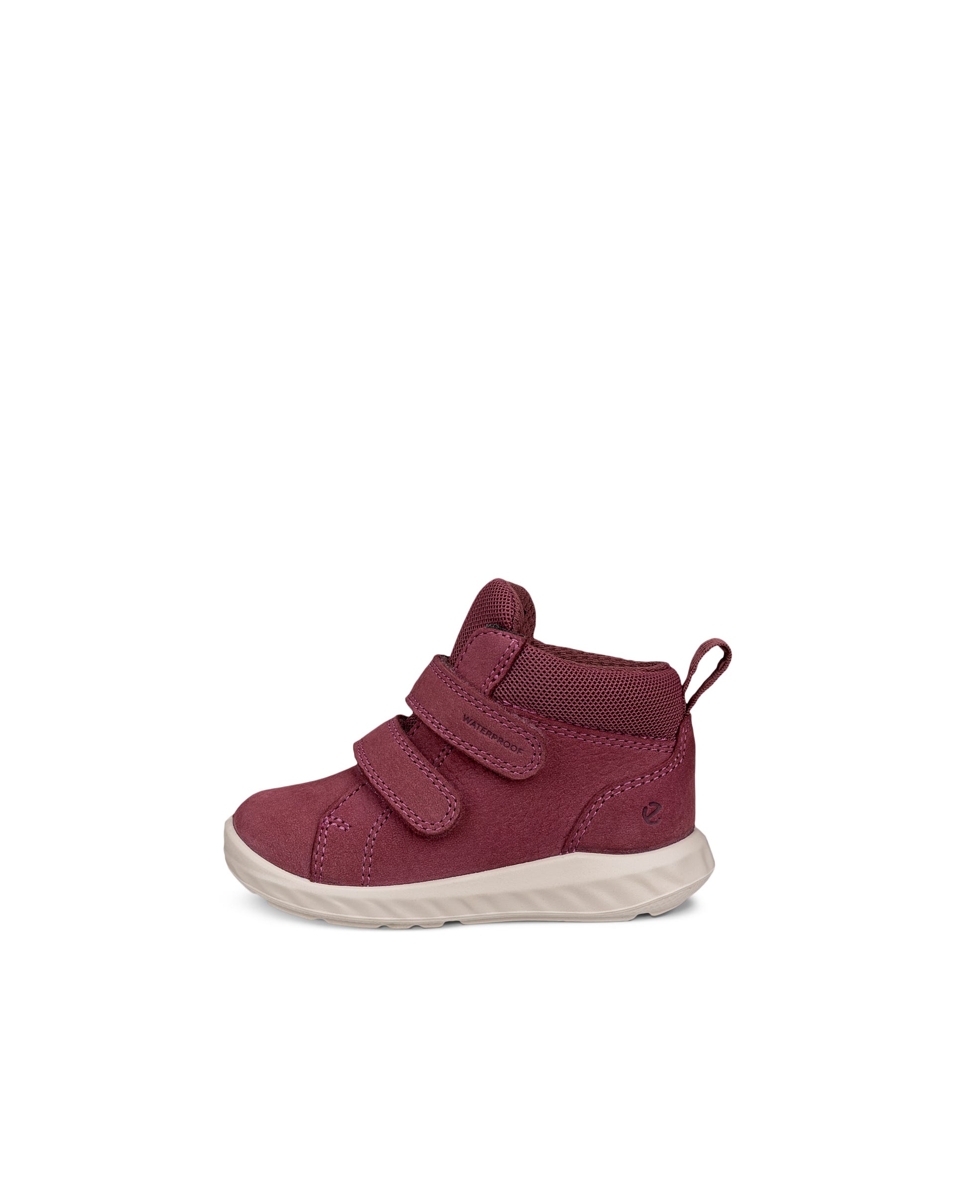 Kids' ECCO® LITE INFANT Nubuck Hook Loop Trainer Pink