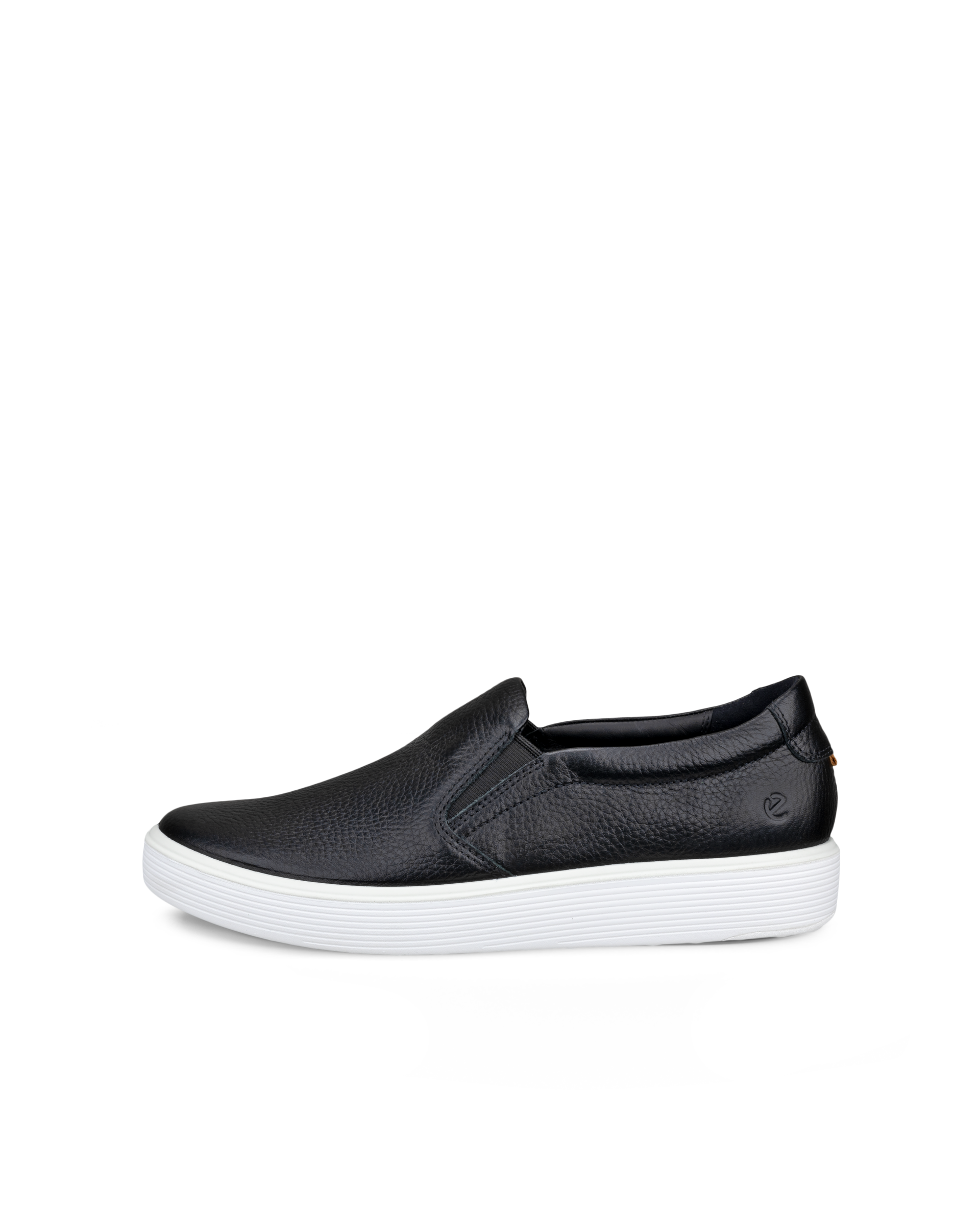 ECCO SOFT 60 - Women's Leather Trainer - Black - 41