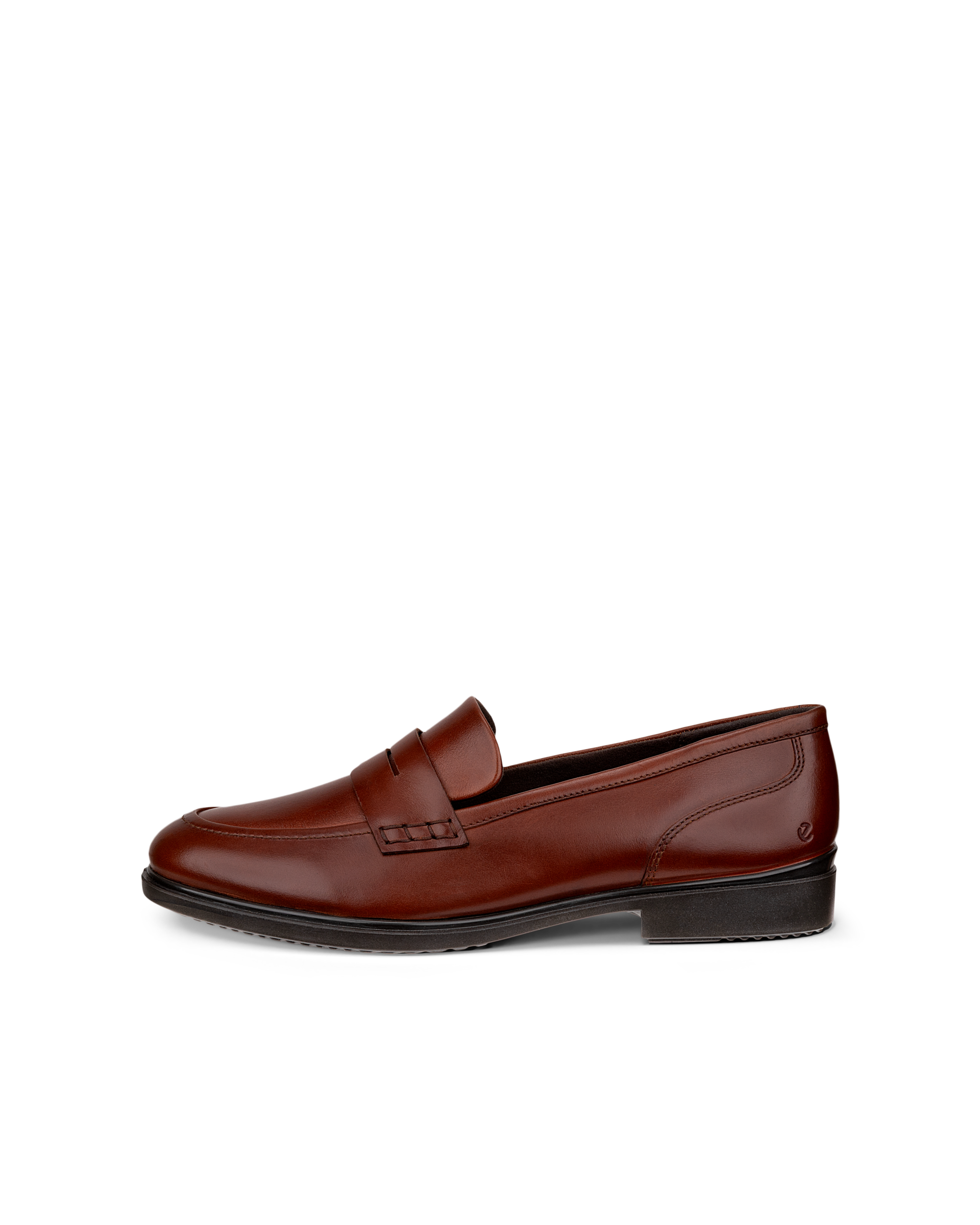 ECCO Dress Classic 15 ウィメンズ レザーローファー - ブラウン - Outside