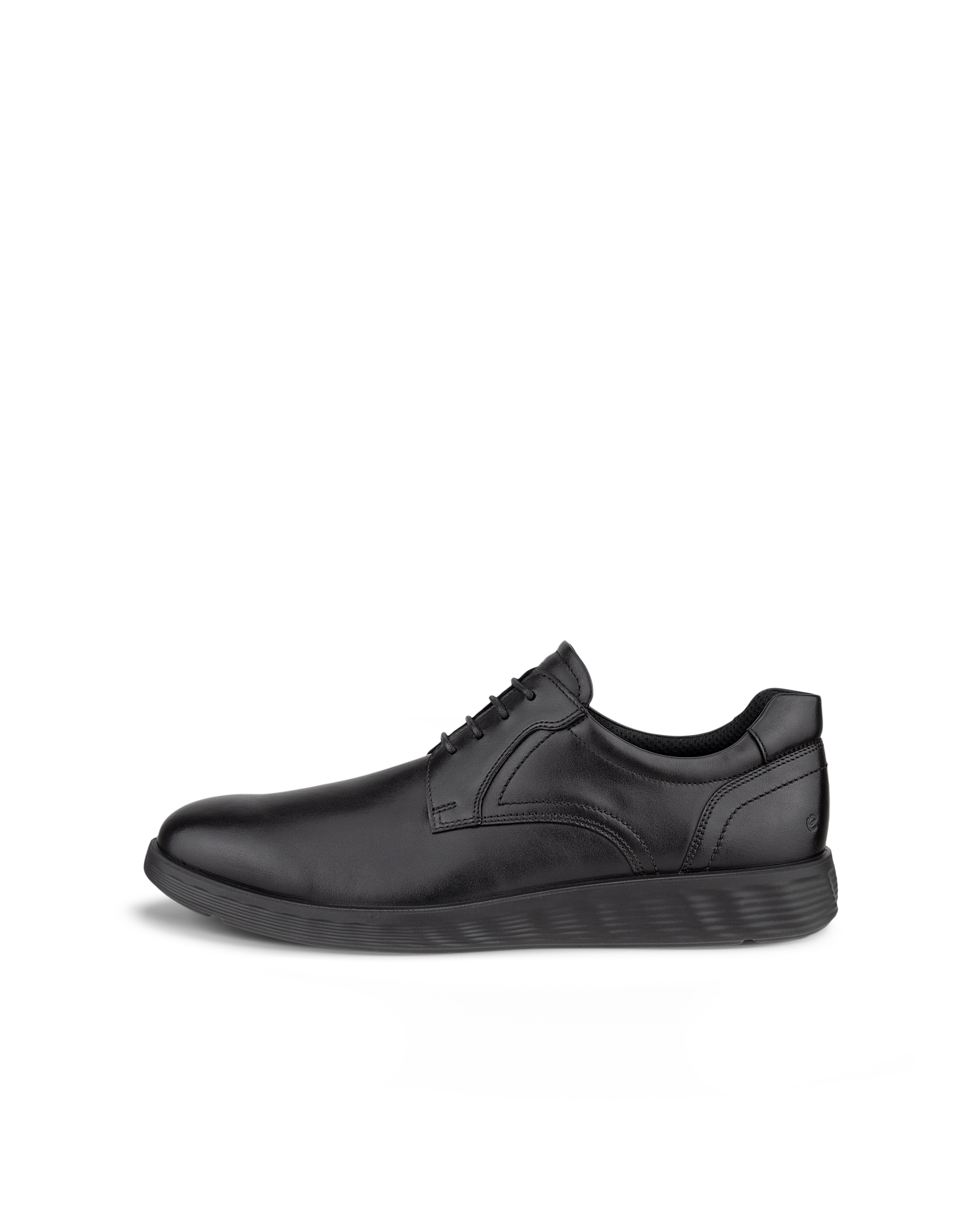 Miesten ECCO® S Lite Hybrid derby-kenkä nahkaa - Musta - Outside