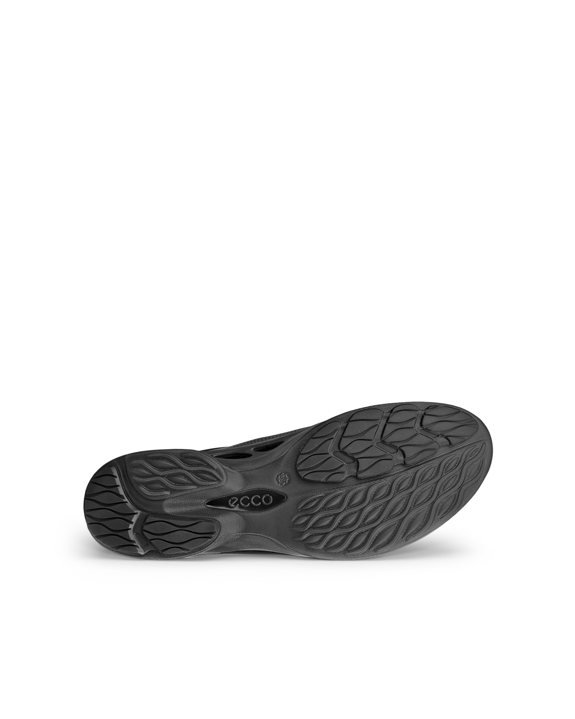 Women's ECCO® Biom Fjuel Leather Outdoor Sneaker - Black - Sole