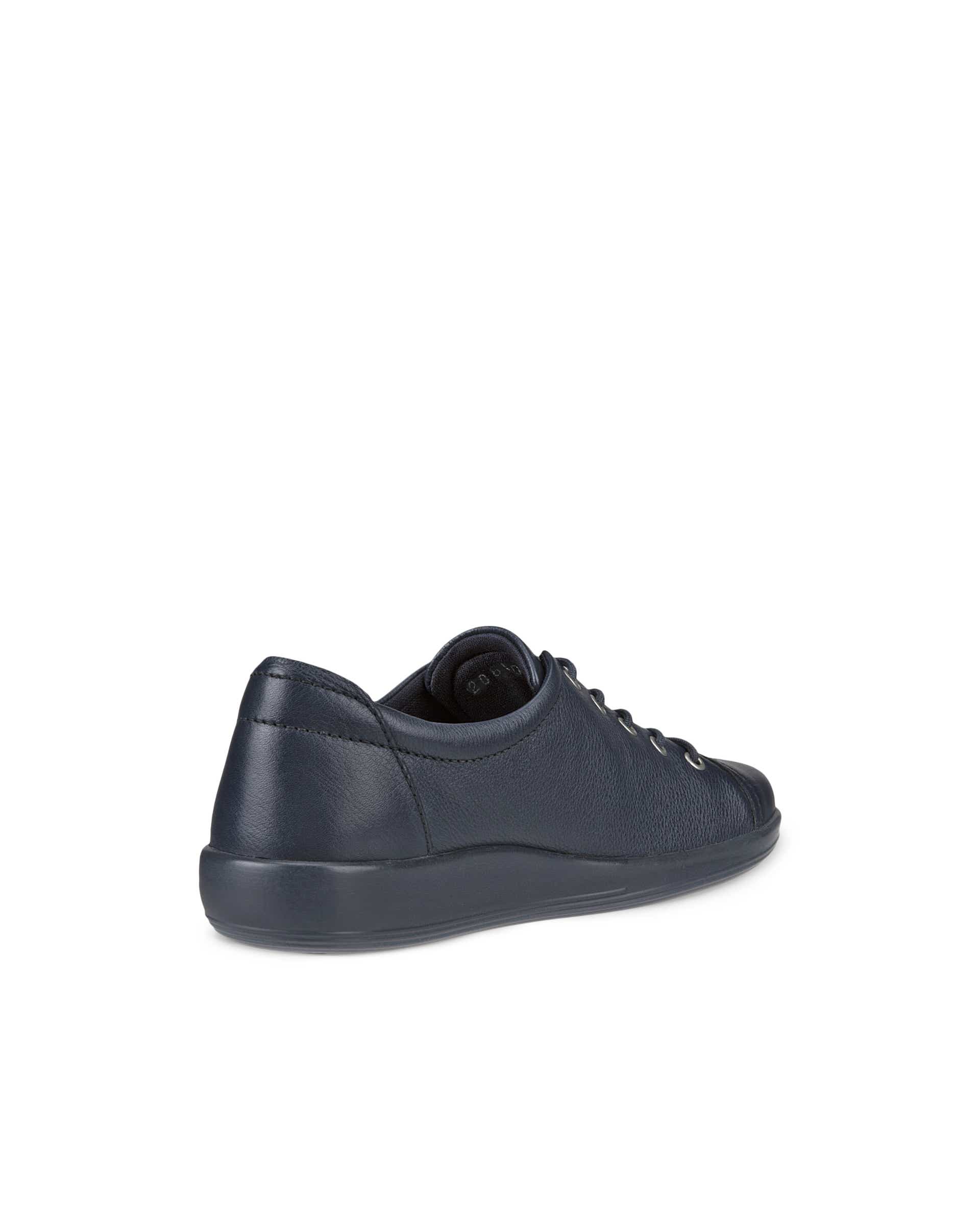 ECCO® Soft 2.0 Dames leren wandelschoen - Blauw - Back