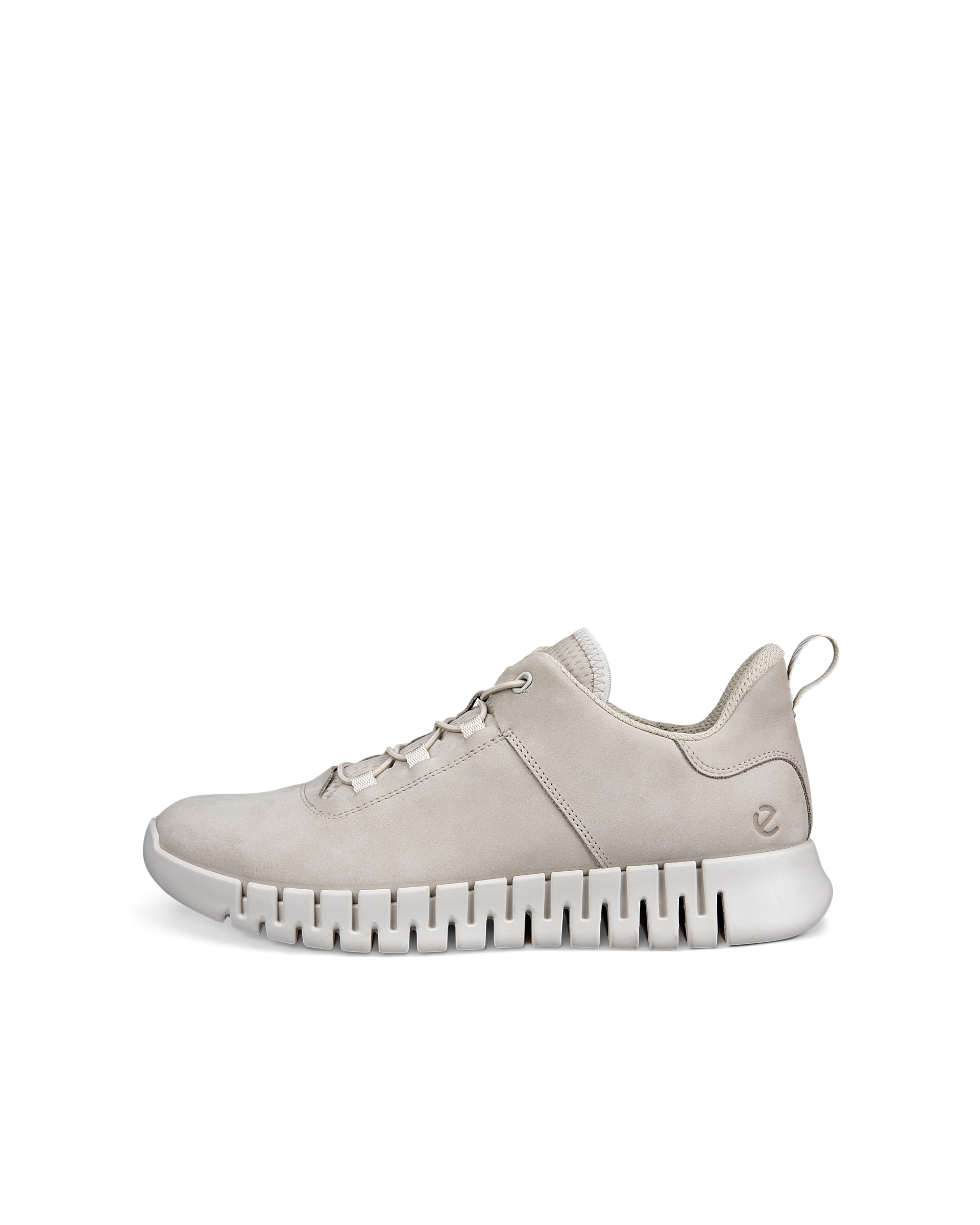 ECCO GRUUV - Men's Nubuck Trainer - Beige - 48