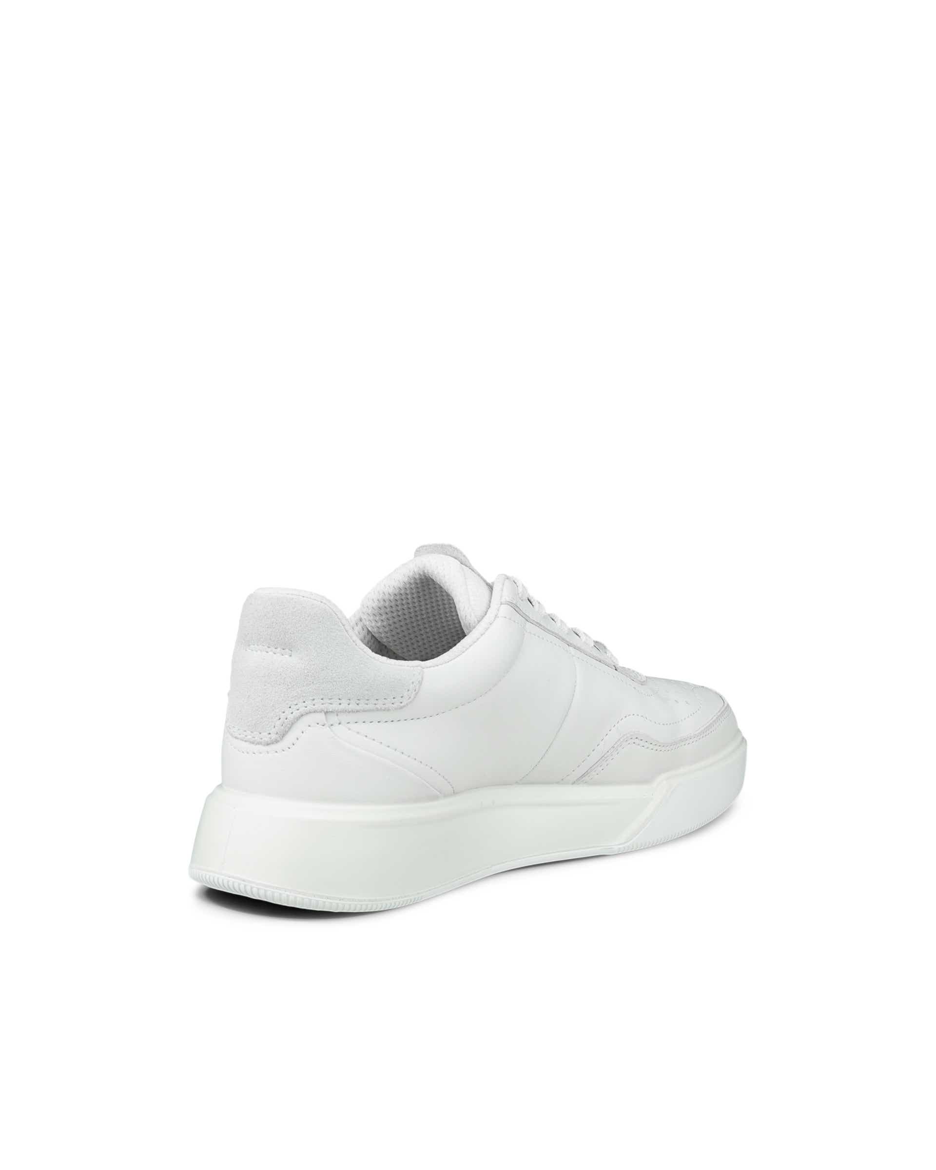Ténis couro mulher ECCO® Street Court - Branco - Back