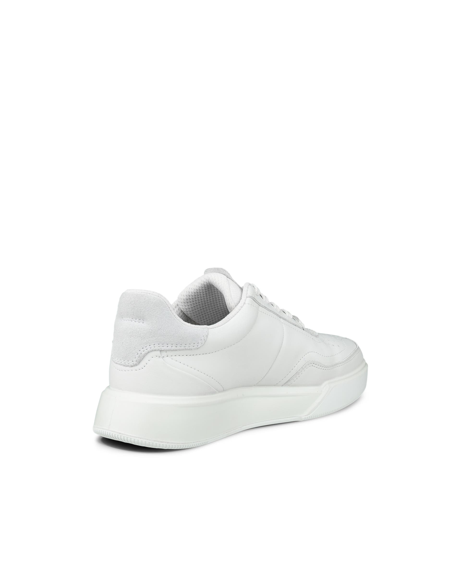 Ténis couro mulher ECCO® Street Court - Branco - Back