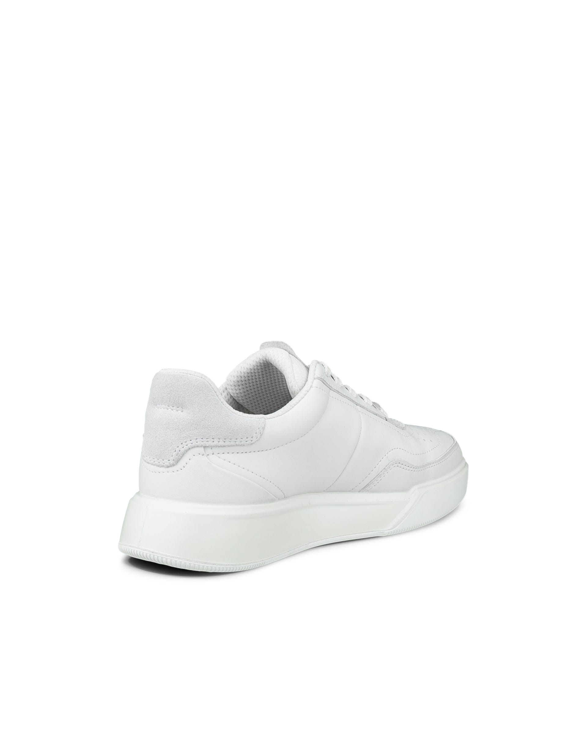 Ténis couro mulher ECCO® Street Court - Branco - Back