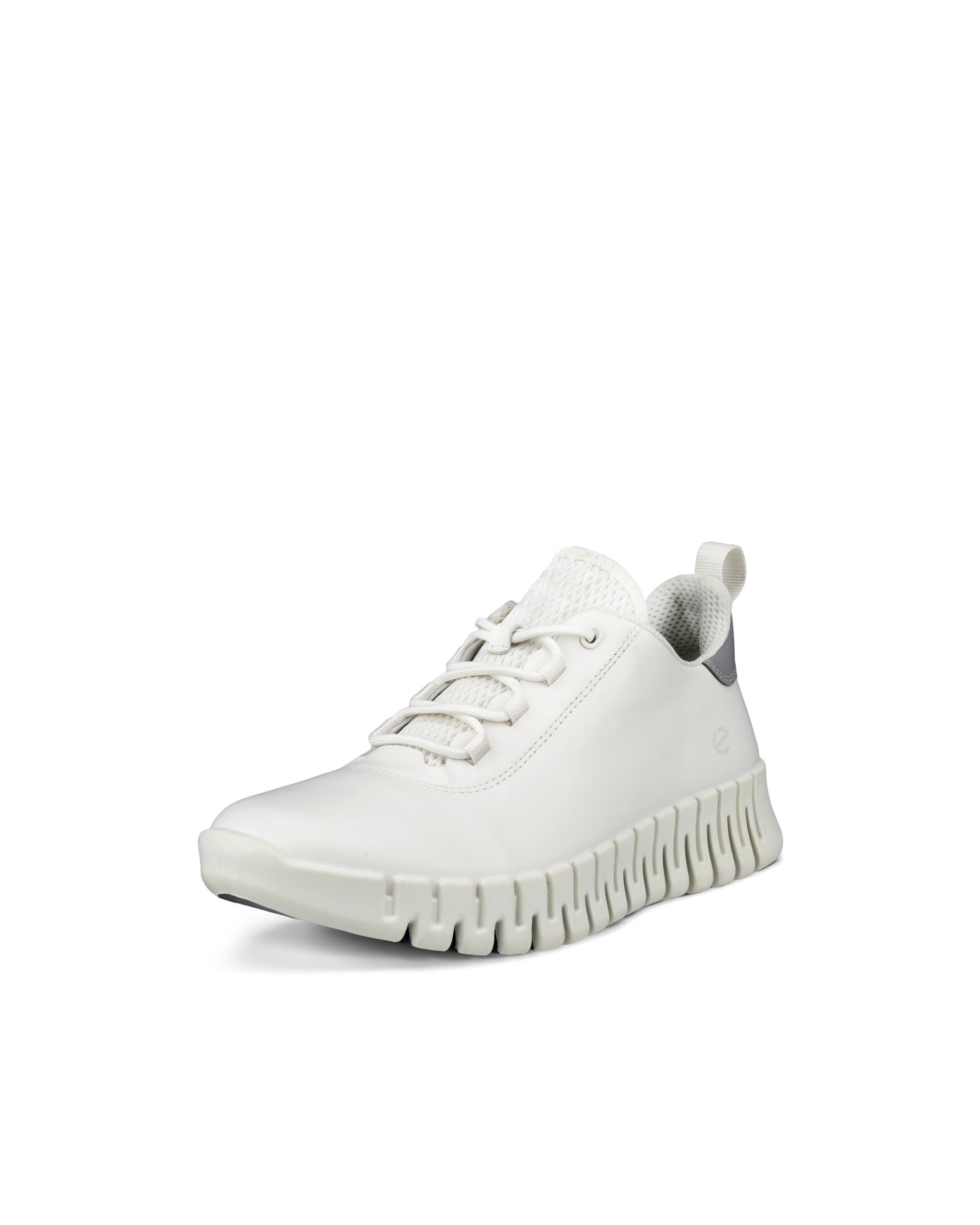 ECCO® Gruuv baskets en cuir pour femme - Blanc - Main