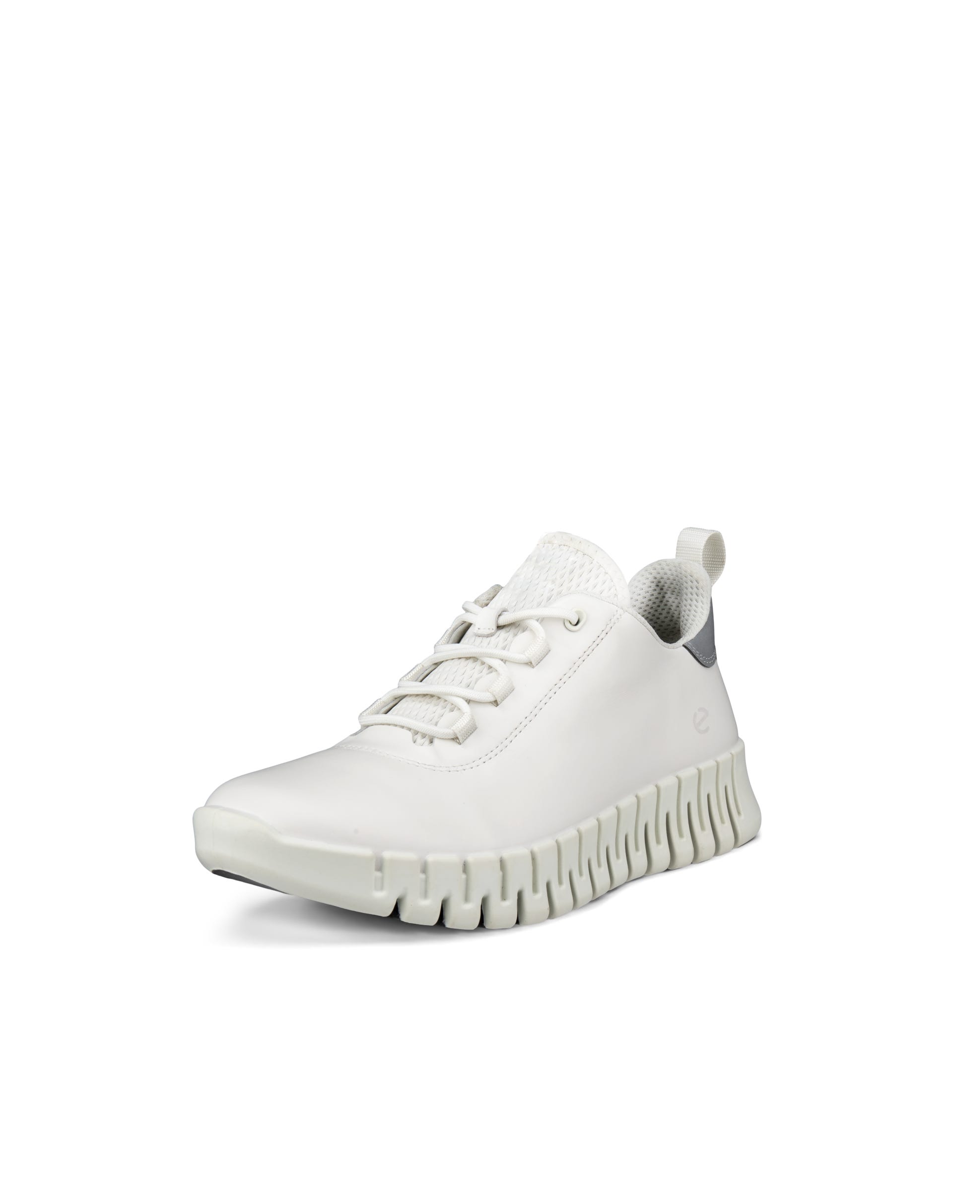 ECCO® Gruuv baskets en cuir pour femme - Blanc - Main
