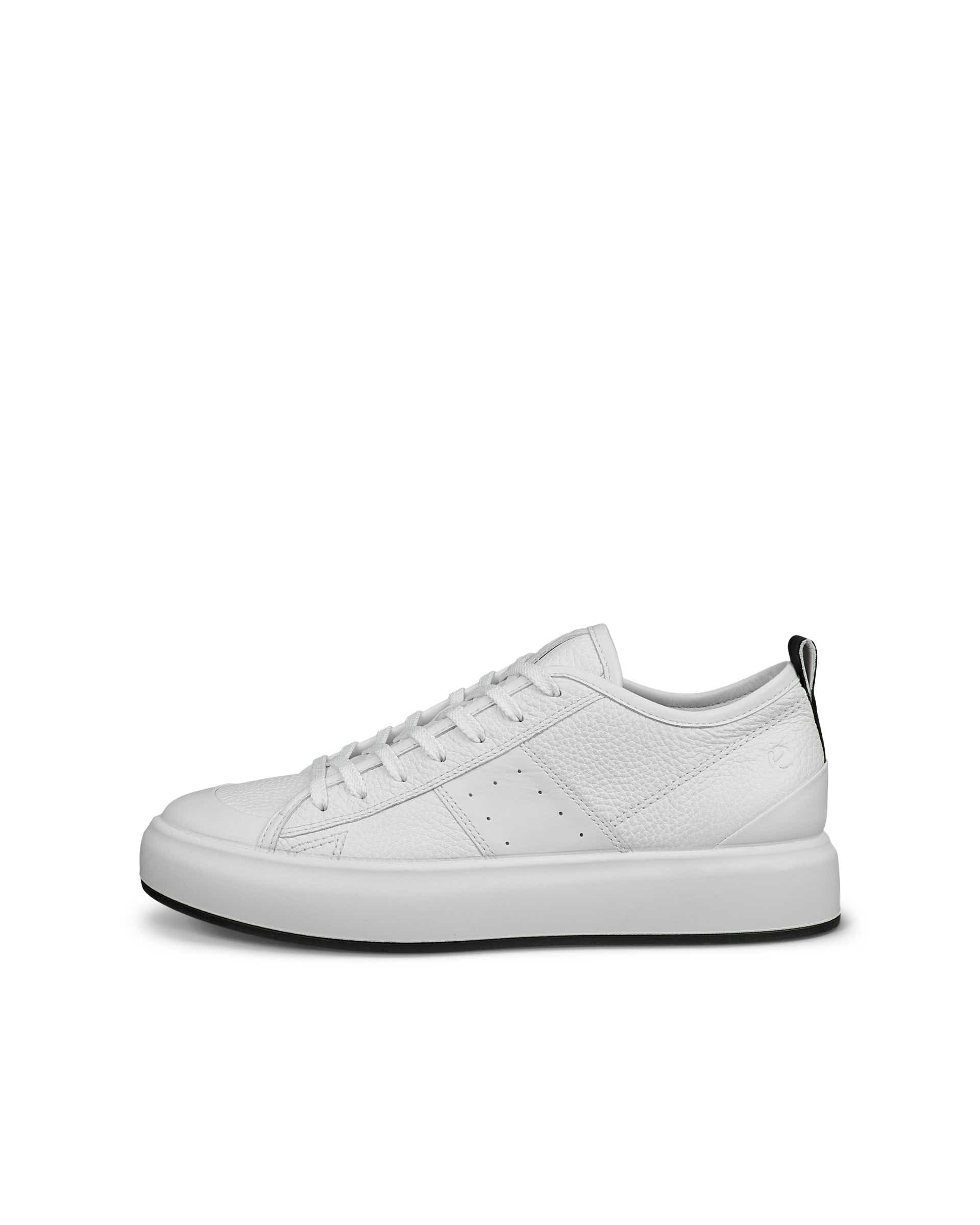 Zapatillas de piel ECCO® Street Ace para mujer - Blanco - Outside