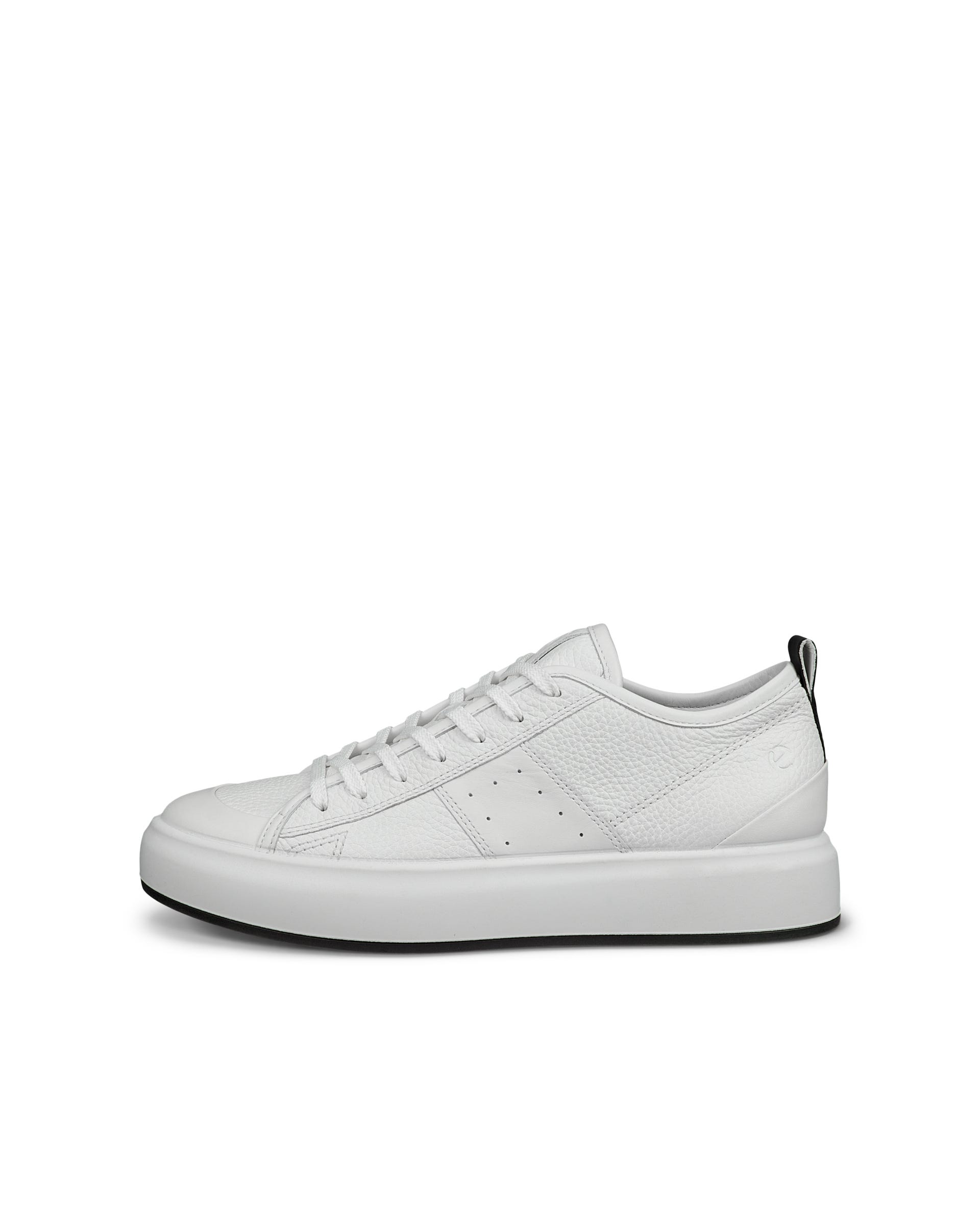 Zapatillas de piel ECCO® Street Ace para mujer - Blanco - Outside