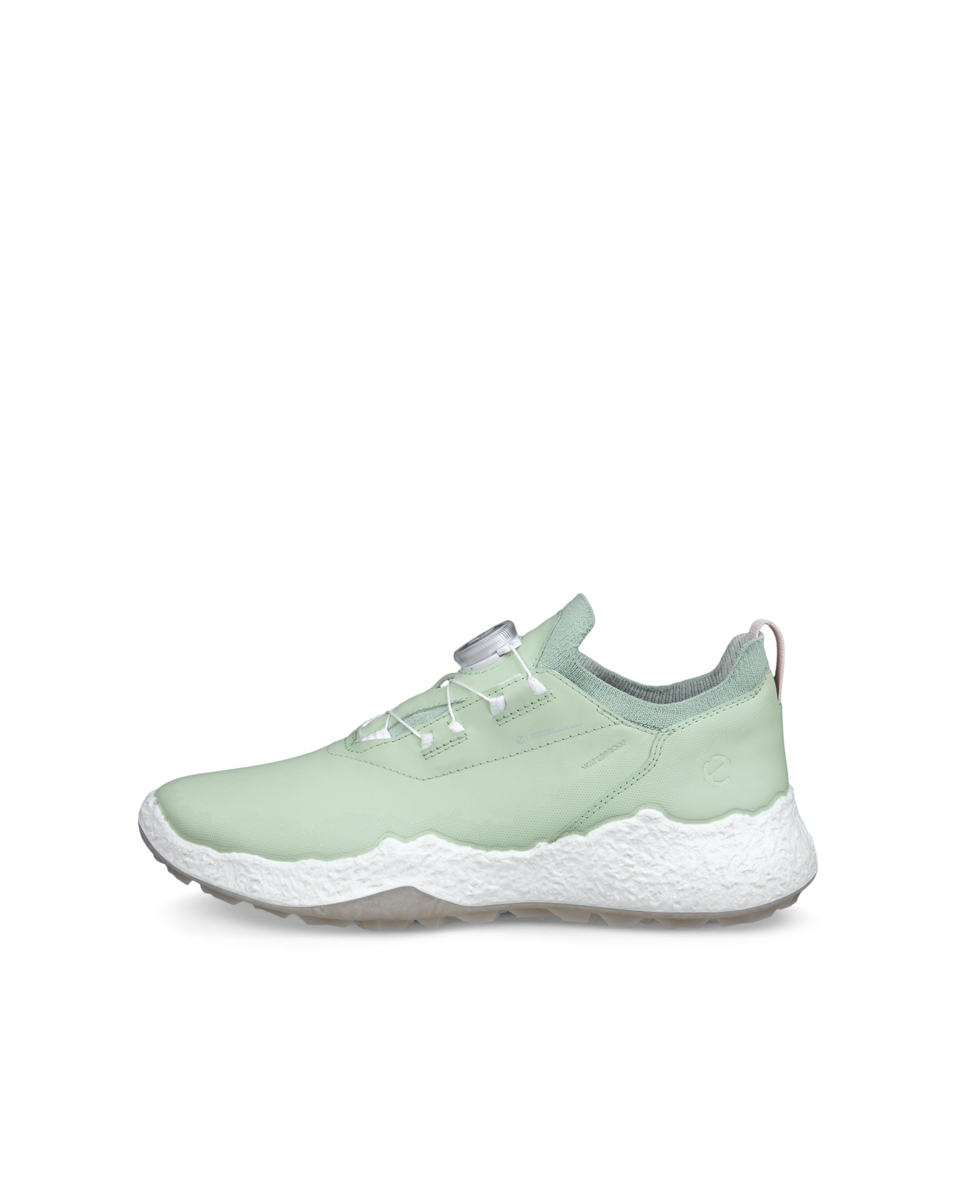 Chaussure de golf imperméable ECCO® Golf Biom H5 BOA en cuir pour femmes - Vert - Outside
