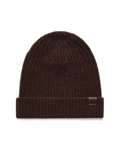 ECCO Women Classic Fine Beanie — Brown 1