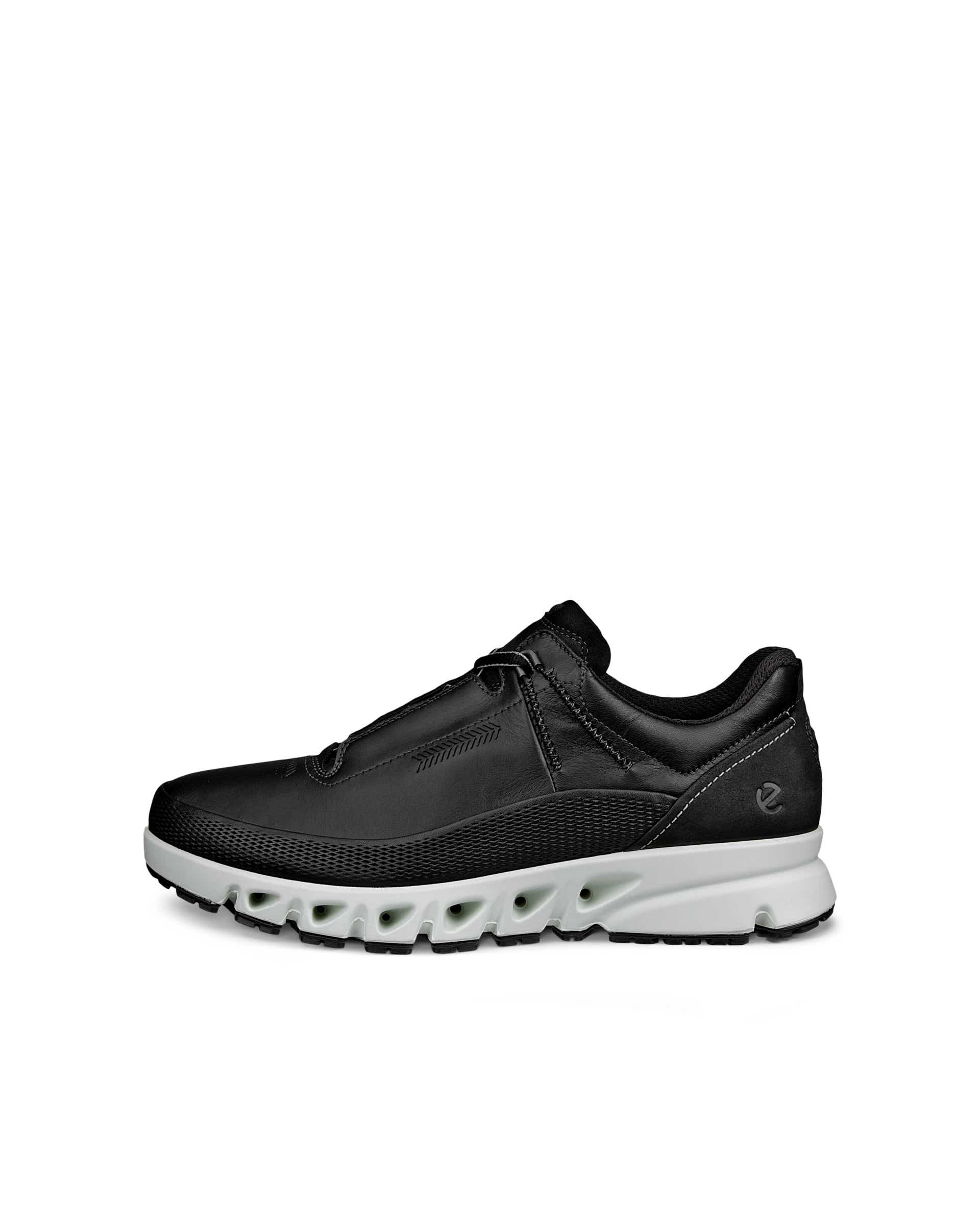 Men's ECCO® Multi-Vent Leather Gore-Tex Shoe Black