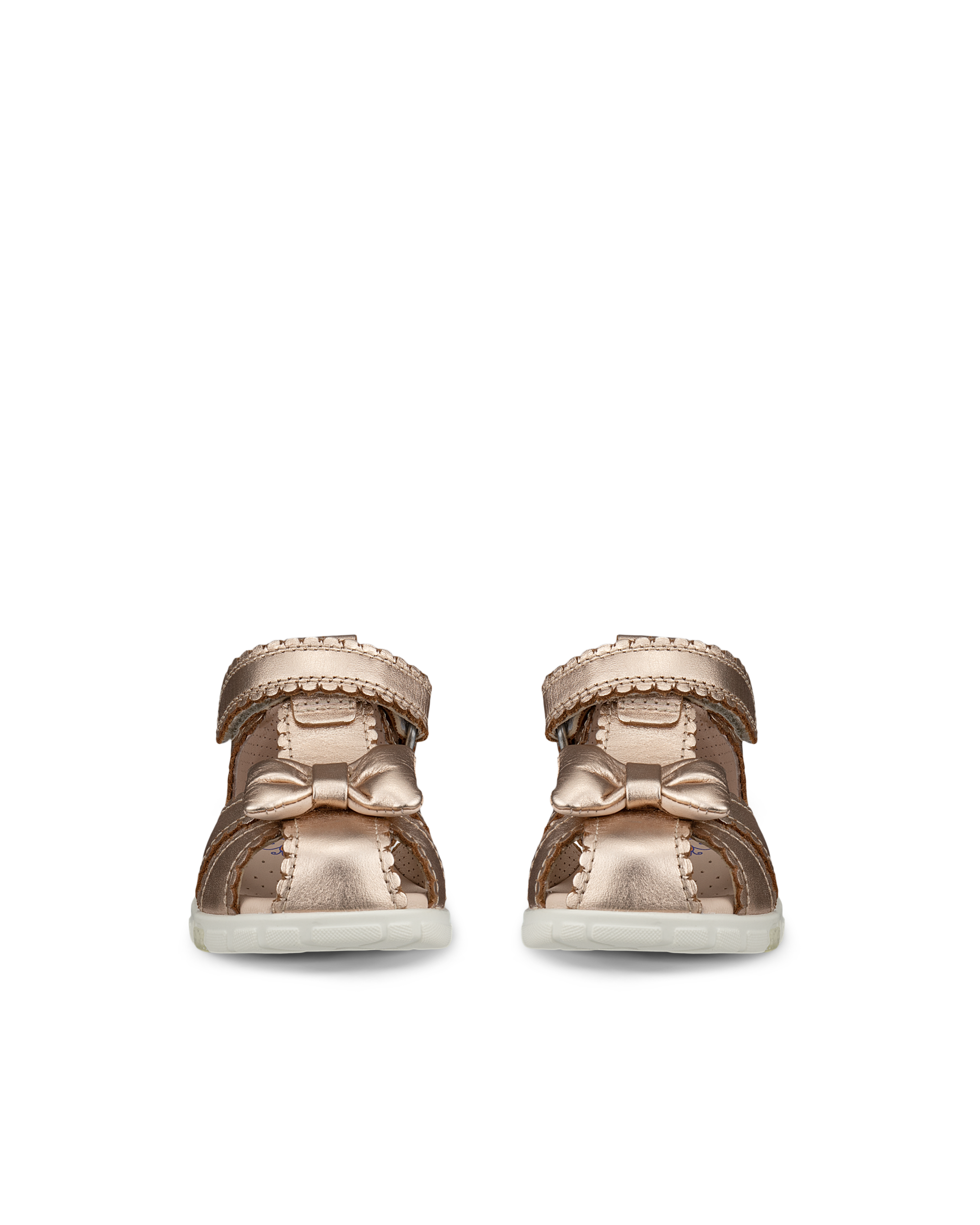 ECCO MINI STRIDE SANDAL — Gold