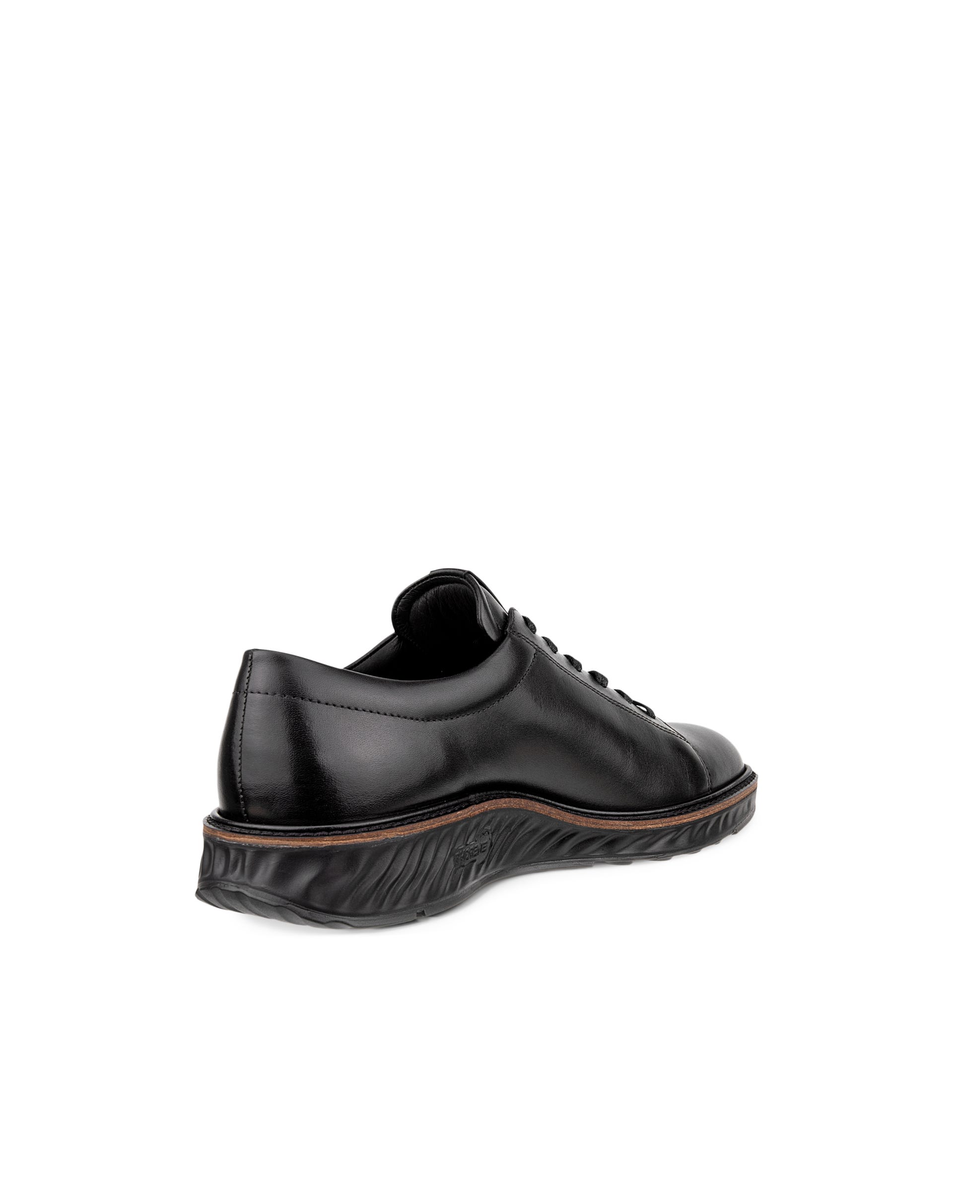 Men's ECCO® ST.1 Hybrid Leather Dress Shoe - Black - Back