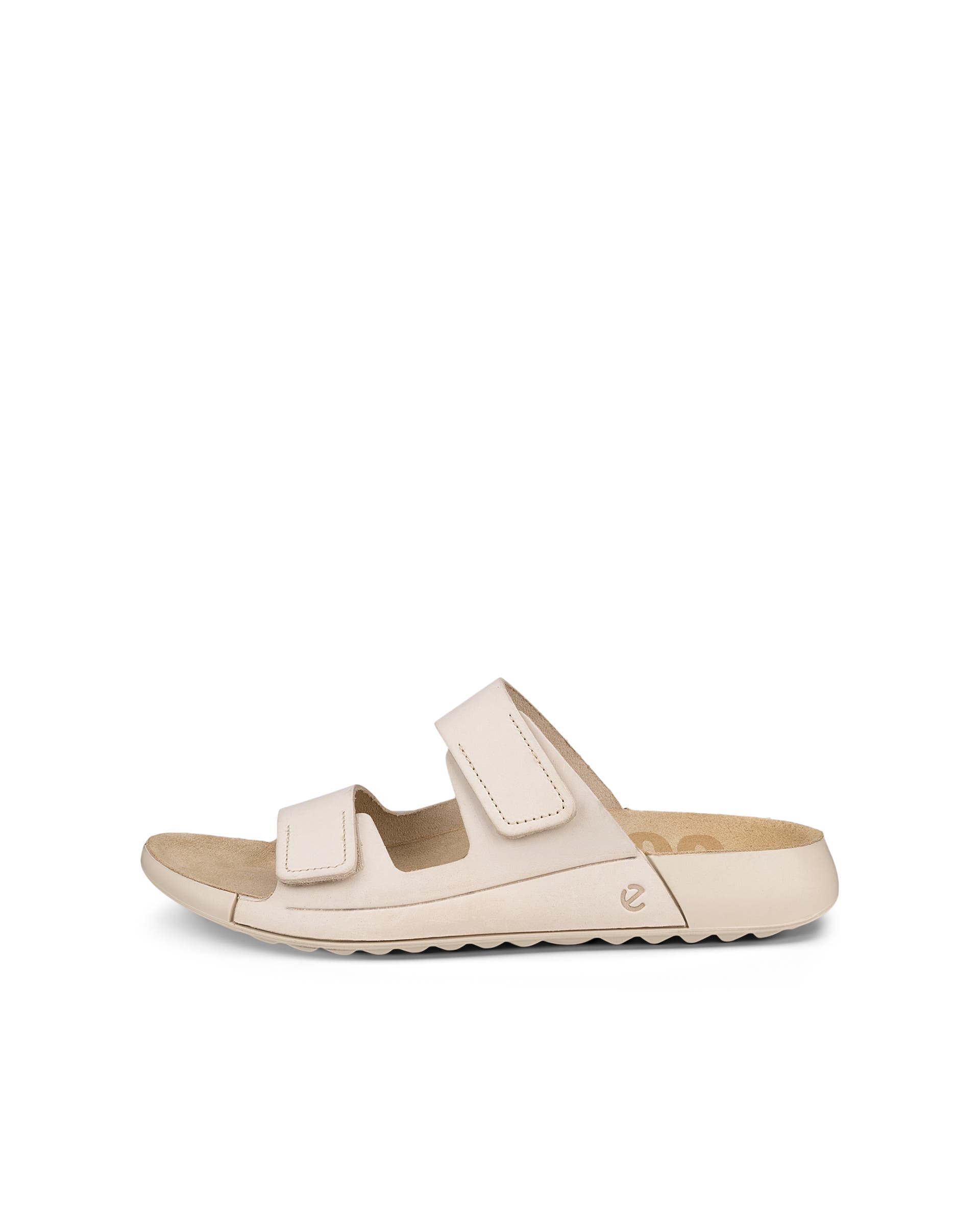 ECCO COZMO 2-STRAP WOMEN'S SLIDE SANDAL - Beige - Outside