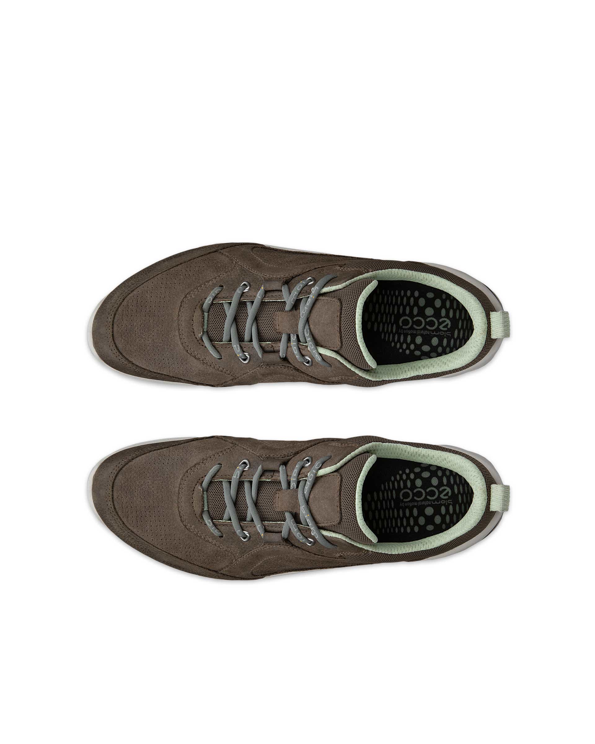 ECCO® BIOM ENERGI outdoor sneakers i nubuck til damer - Brun - Top left pair